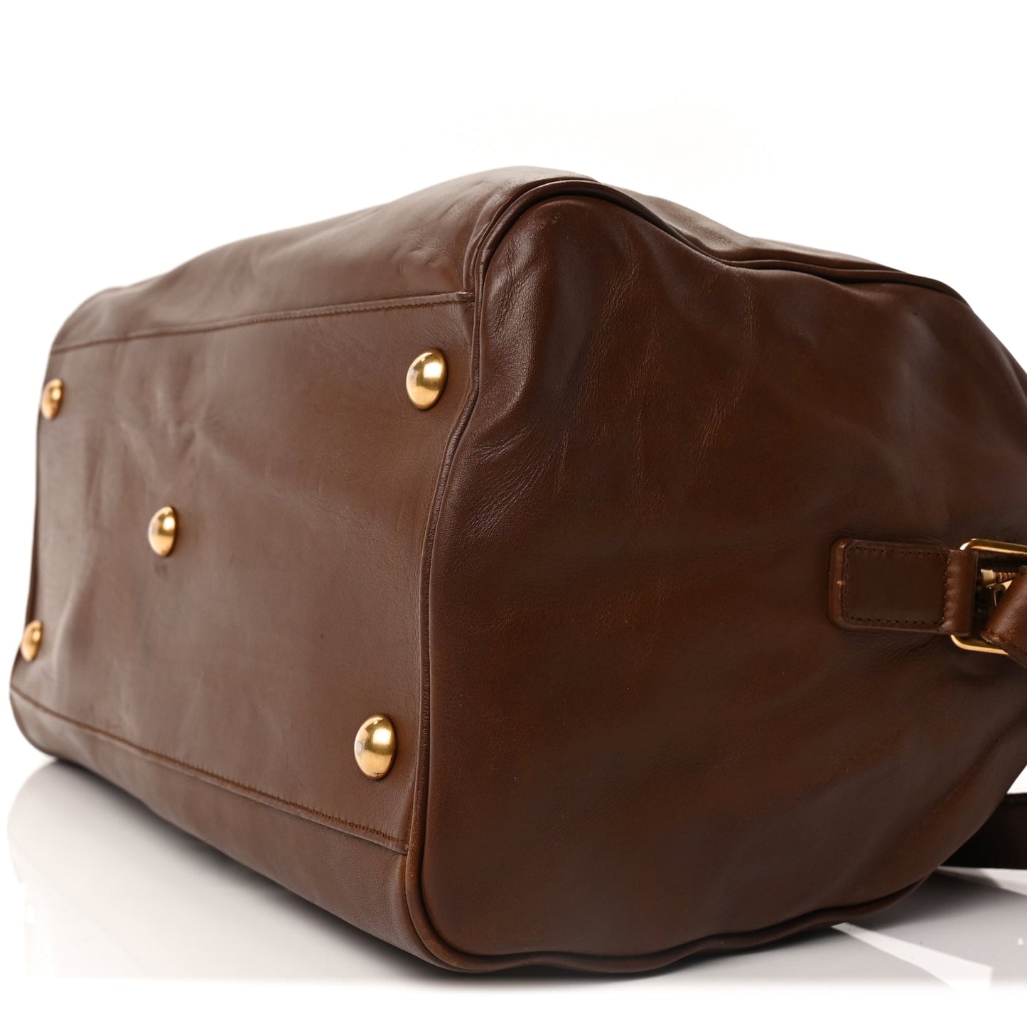 Saint Laurent Calfskin Classic Duffle 6 Havane