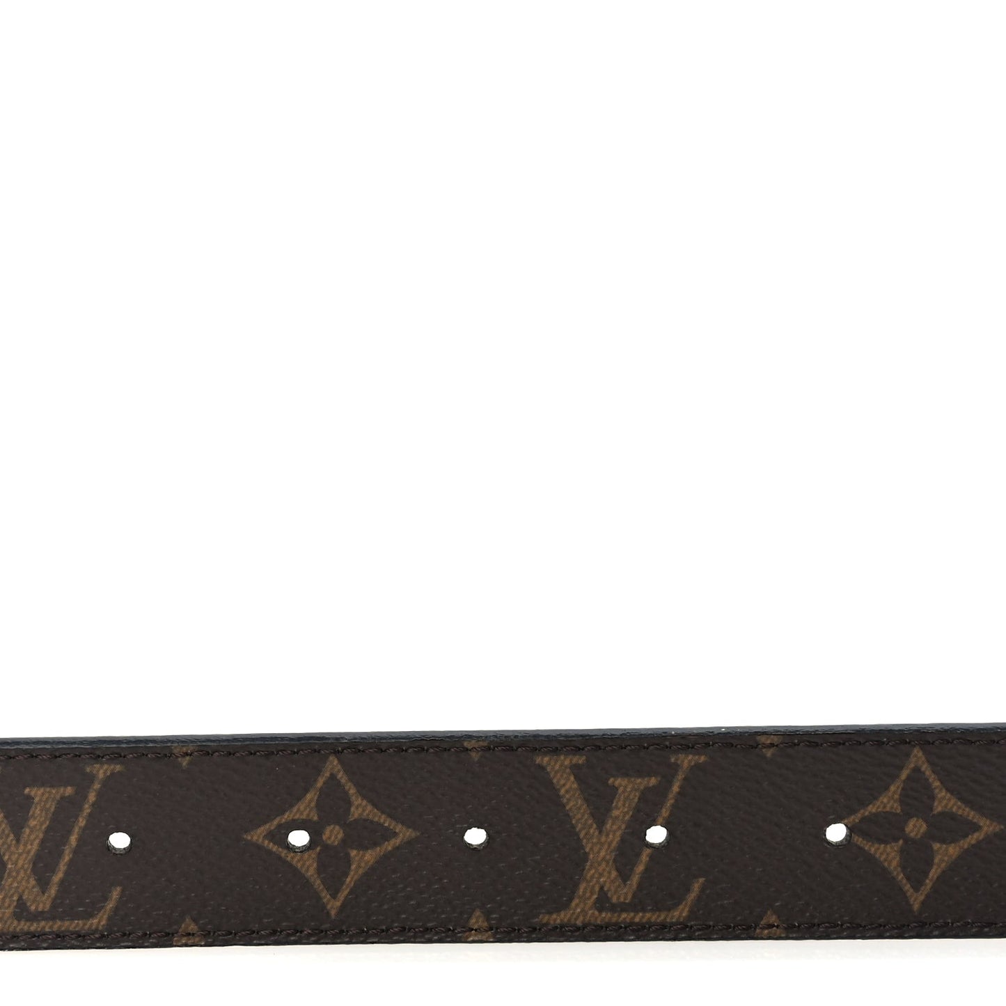 Louis Vuitton Calfskin Monogram 30mm LV Iconic Reversible Belt 75 30 Black