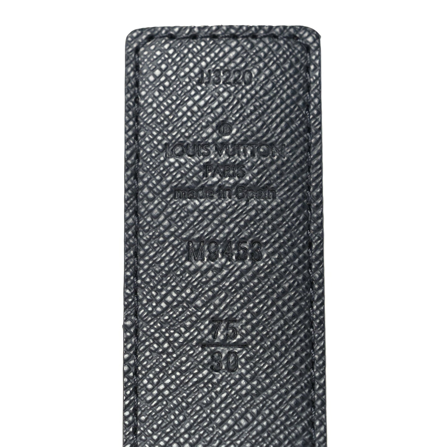 Louis Vuitton Calfskin Monogram 30mm LV Iconic Reversible Belt 75 30 Black