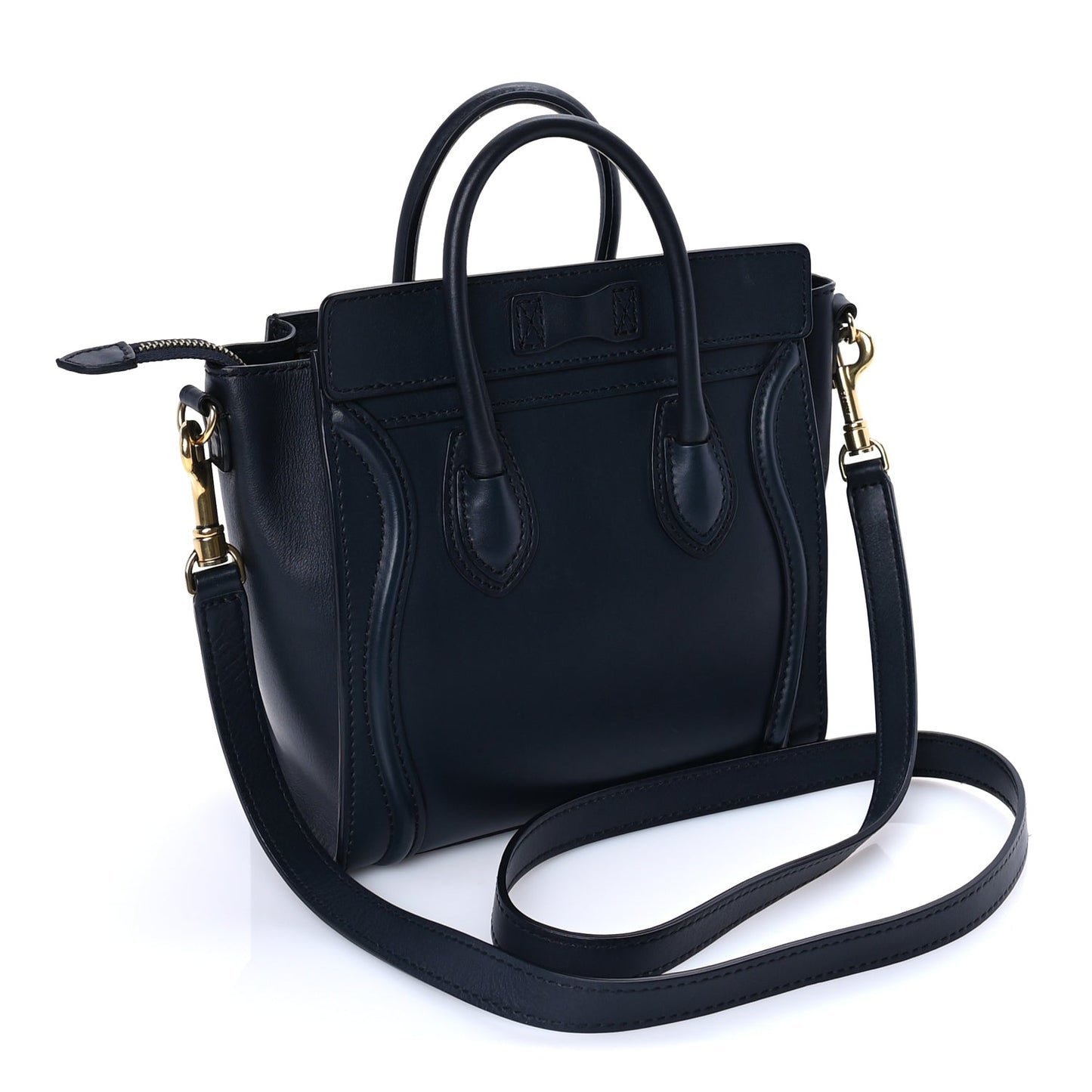 Celine Smooth Calfskin Nano Luggage Ink