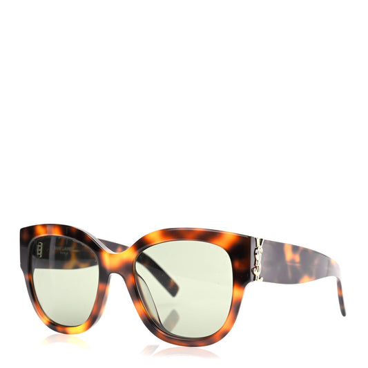 Saint Laurent Acetate Oversized Sunglasses SL M95 F Tortoise