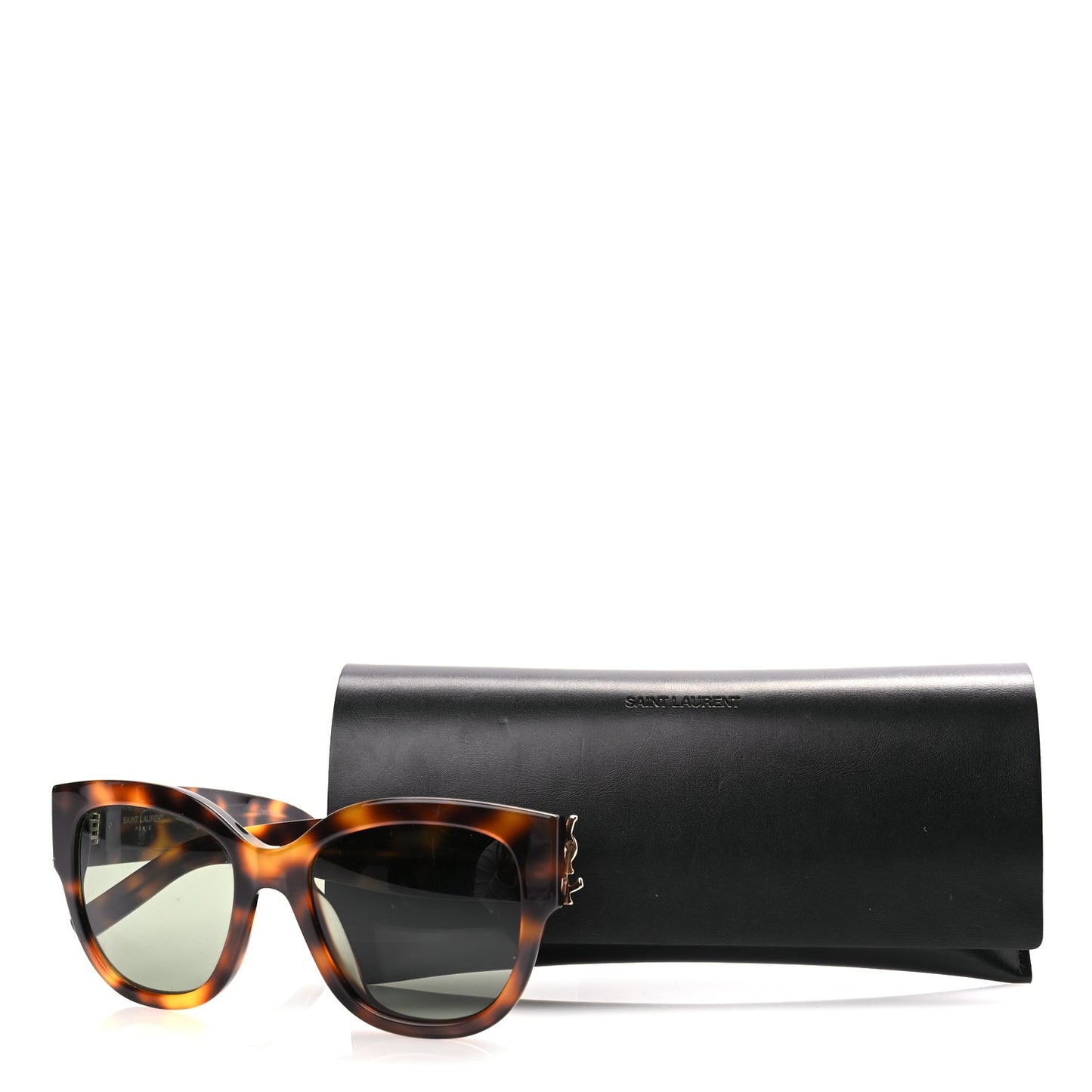 Saint Laurent Acetate Oversized Sunglasses SL M95 F Tortoise