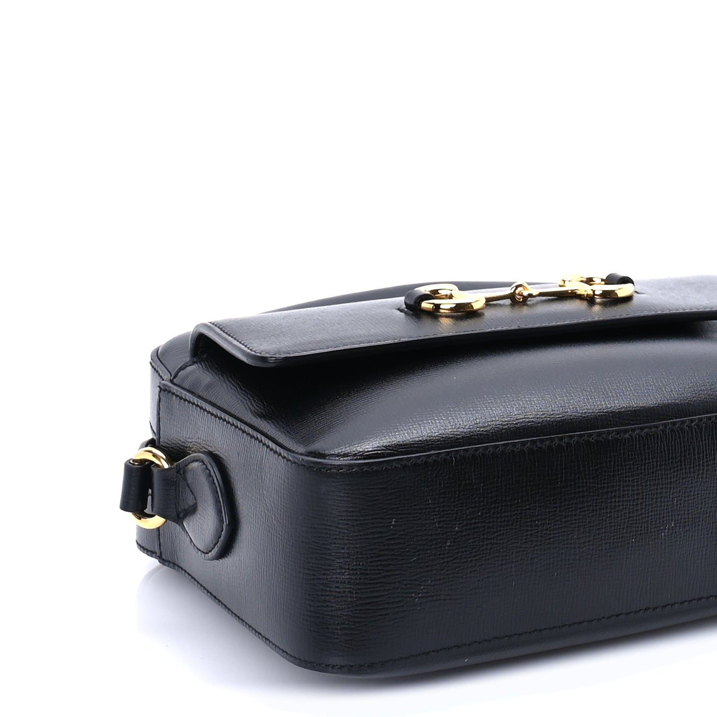 Gucci Azalea Calfskin Small Horsebit 1955 Shoulder Bag  Black