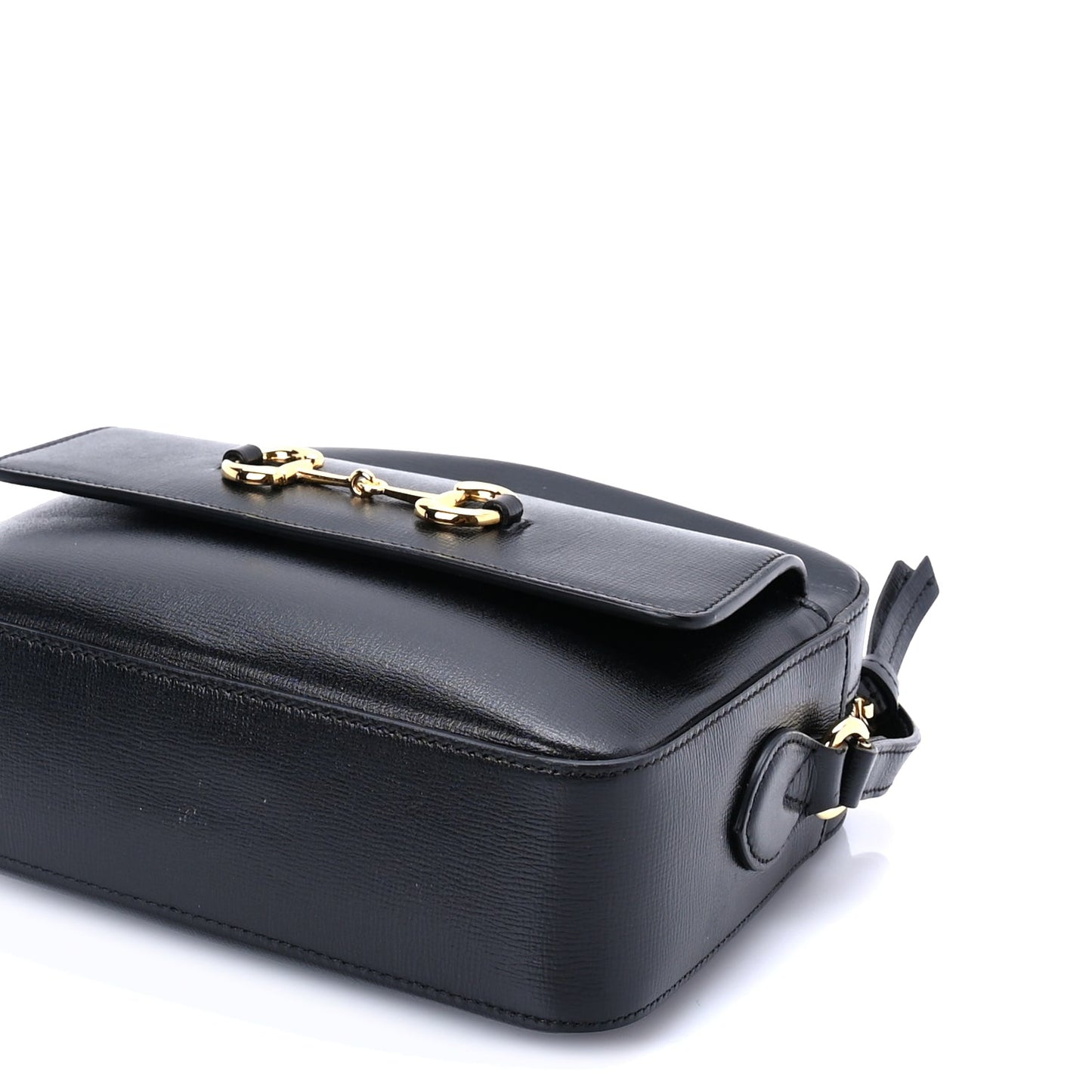 Gucci Azalea Calfskin Small Horsebit 1955 Shoulder Bag  Black