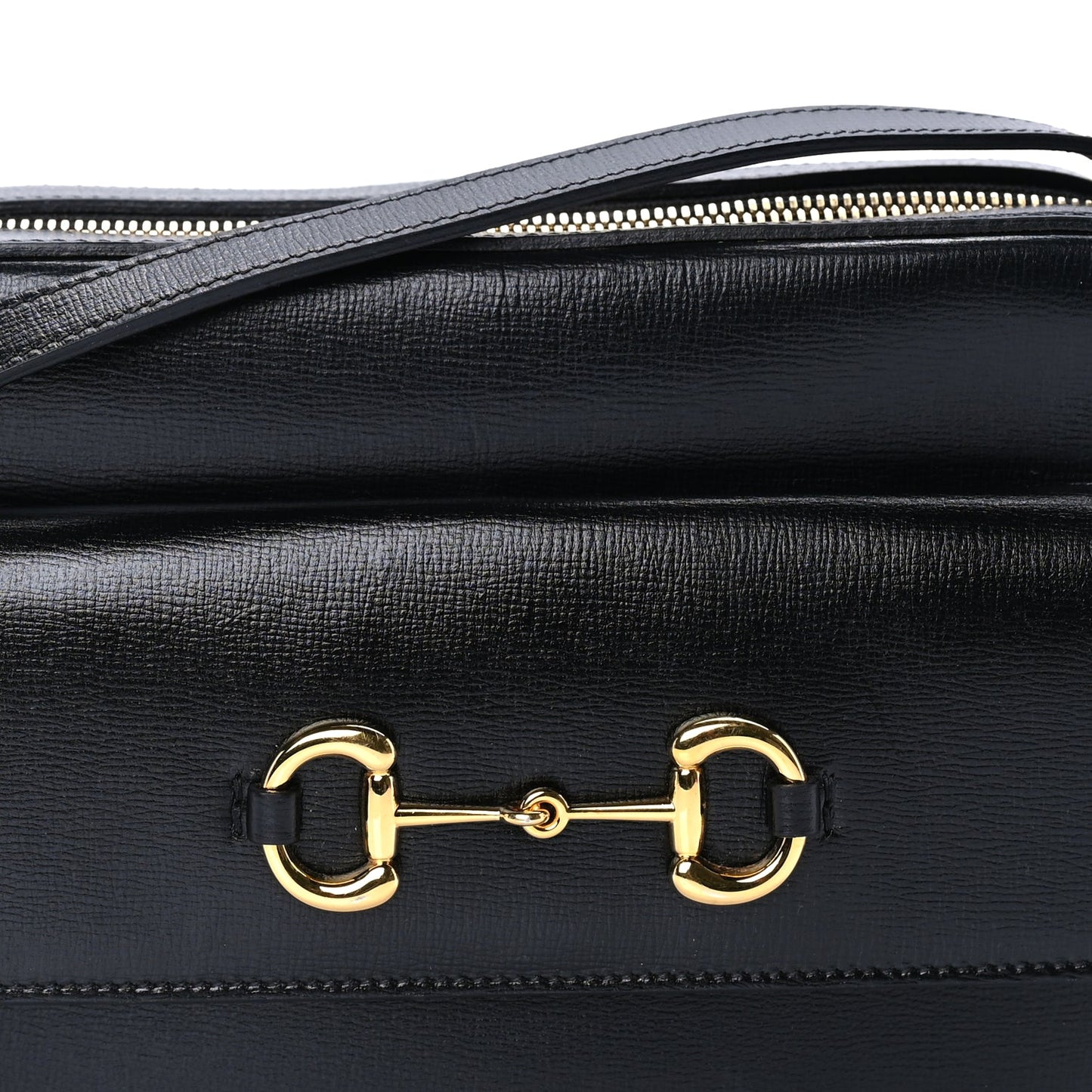 Gucci Azalea Calfskin Small Horsebit 1955 Shoulder Bag  Black