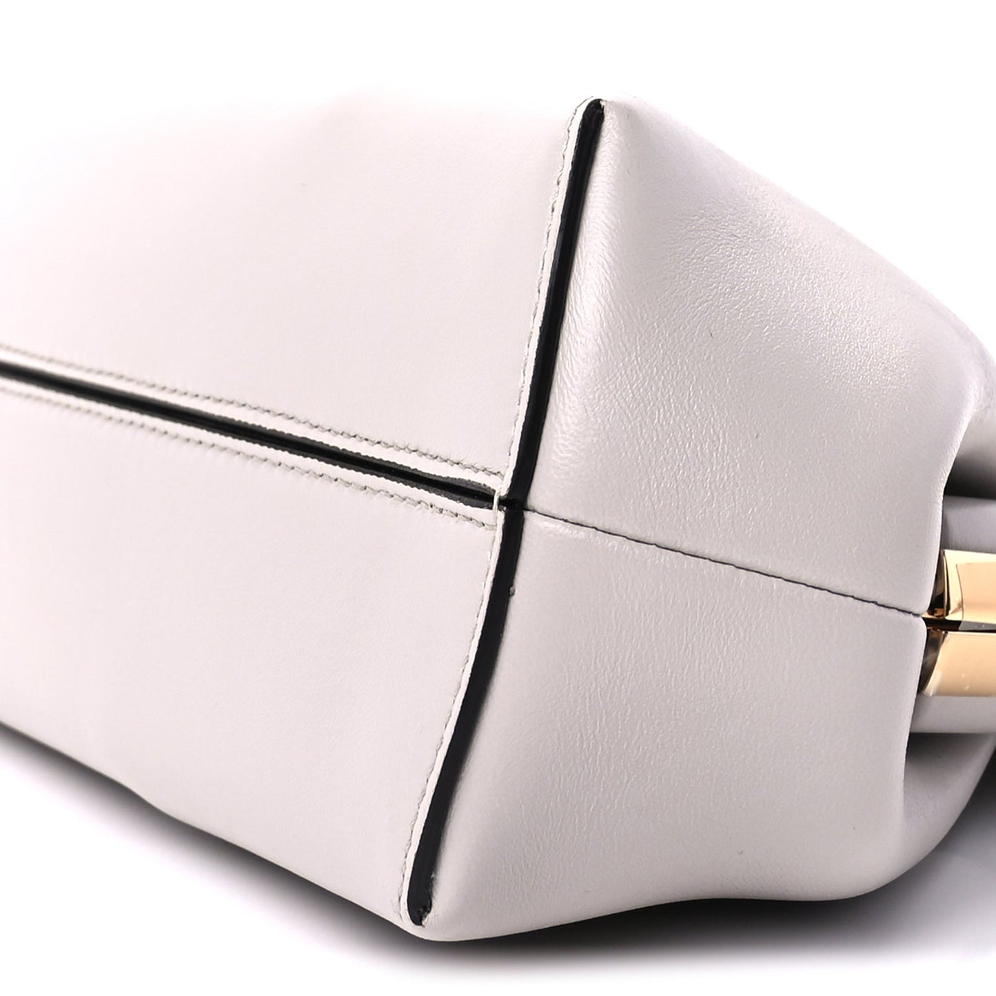 Fendi Shiny Nappa Small Fendi First  Ghiaia