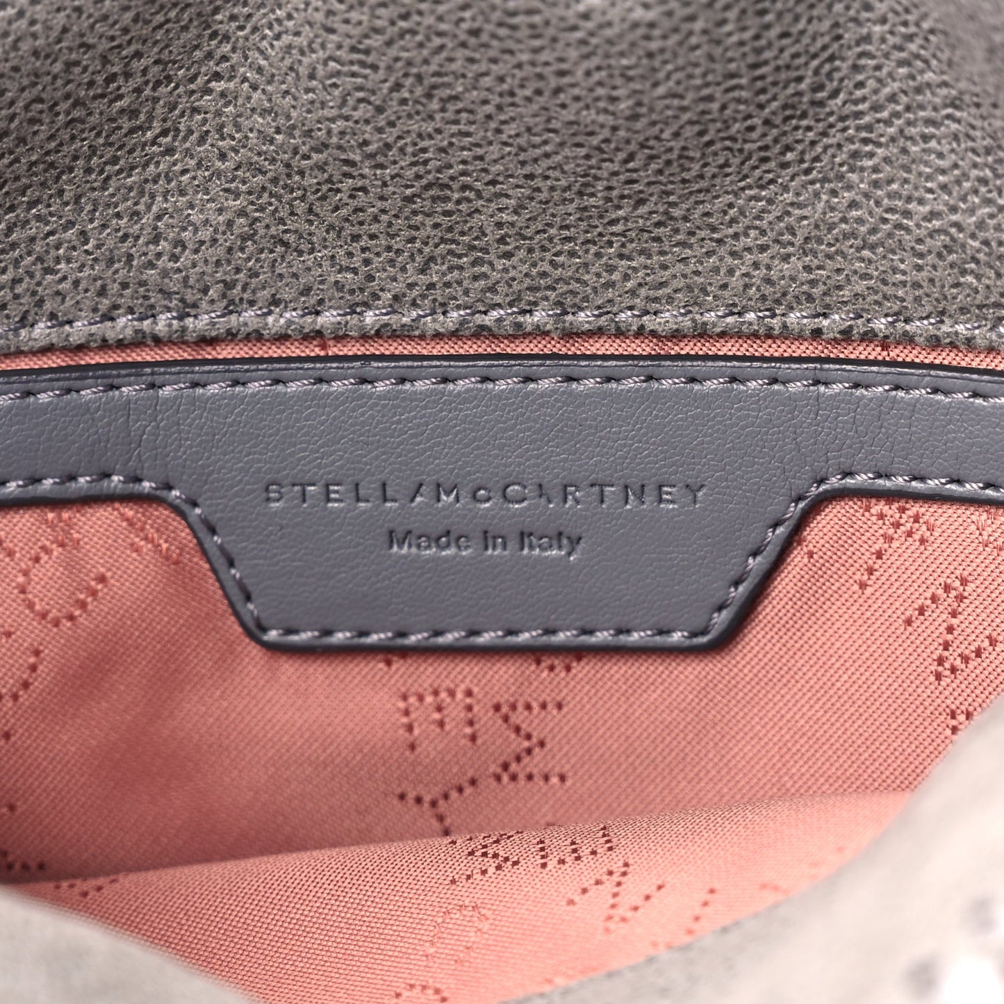 Stella McCartney Shaggy Deer Tiny Falabella Tote Grey