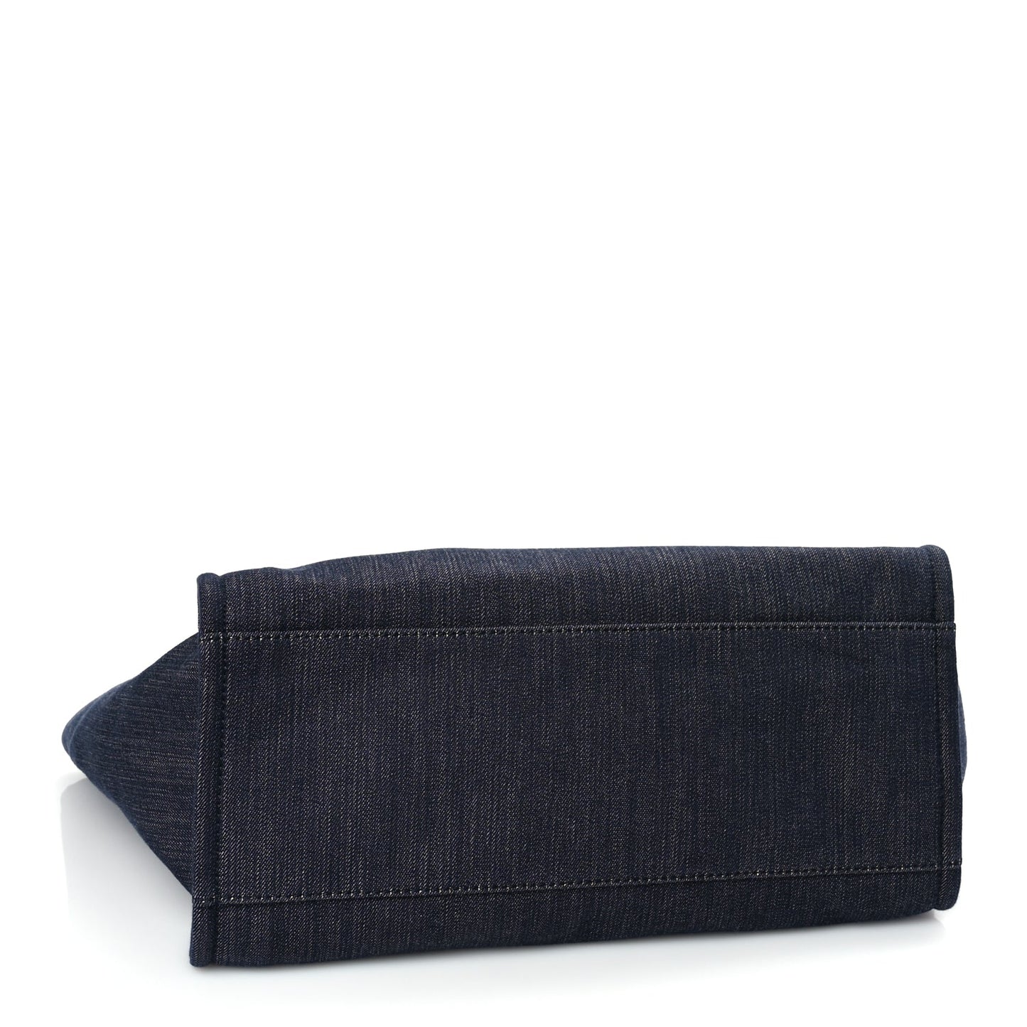 Chanel Denim Large Deauville Tote Dark Blue