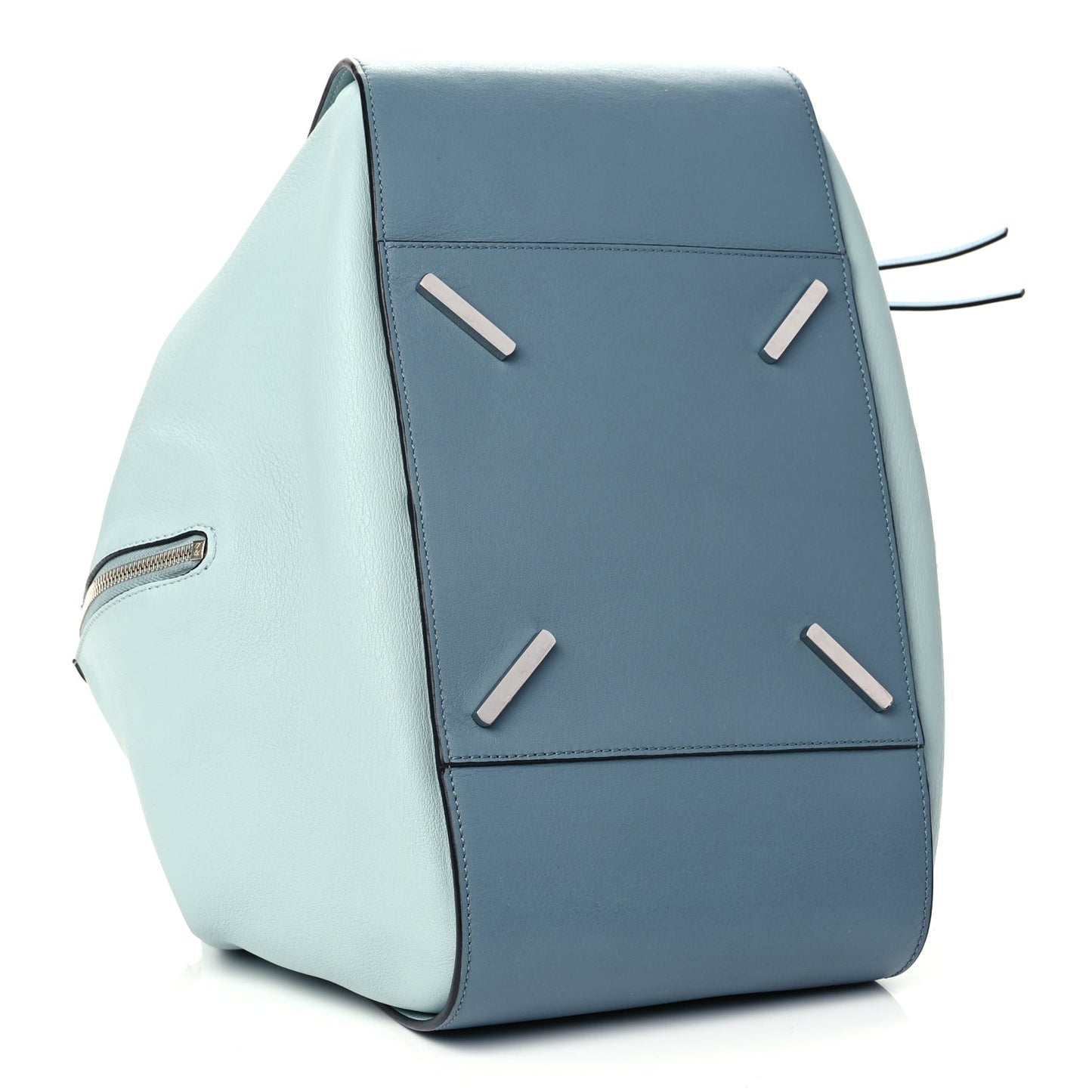 Loewe Calfskin Large Hammock Shoulder Bag Aqua Light Blue Stone