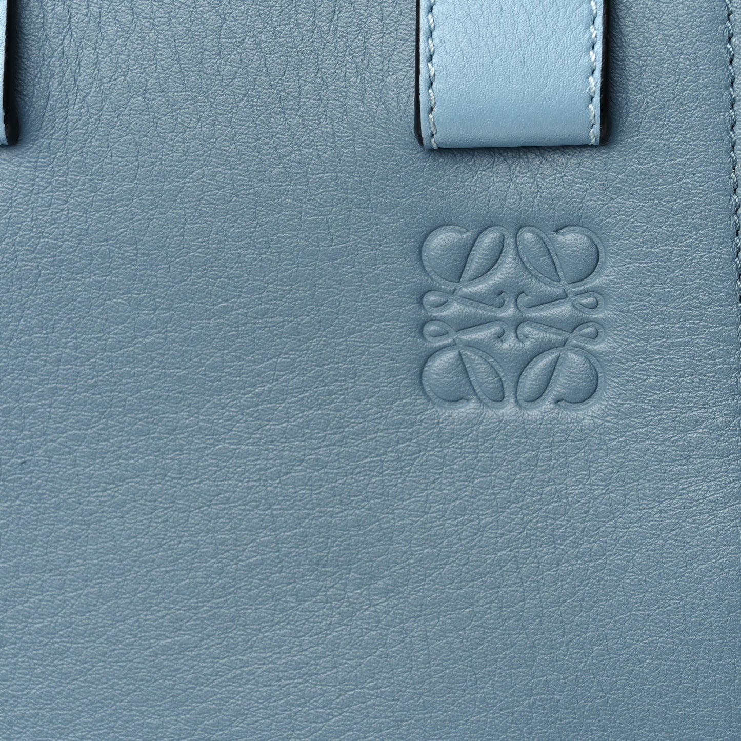 Loewe Calfskin Large Hammock Shoulder Bag Aqua Light Blue Stone