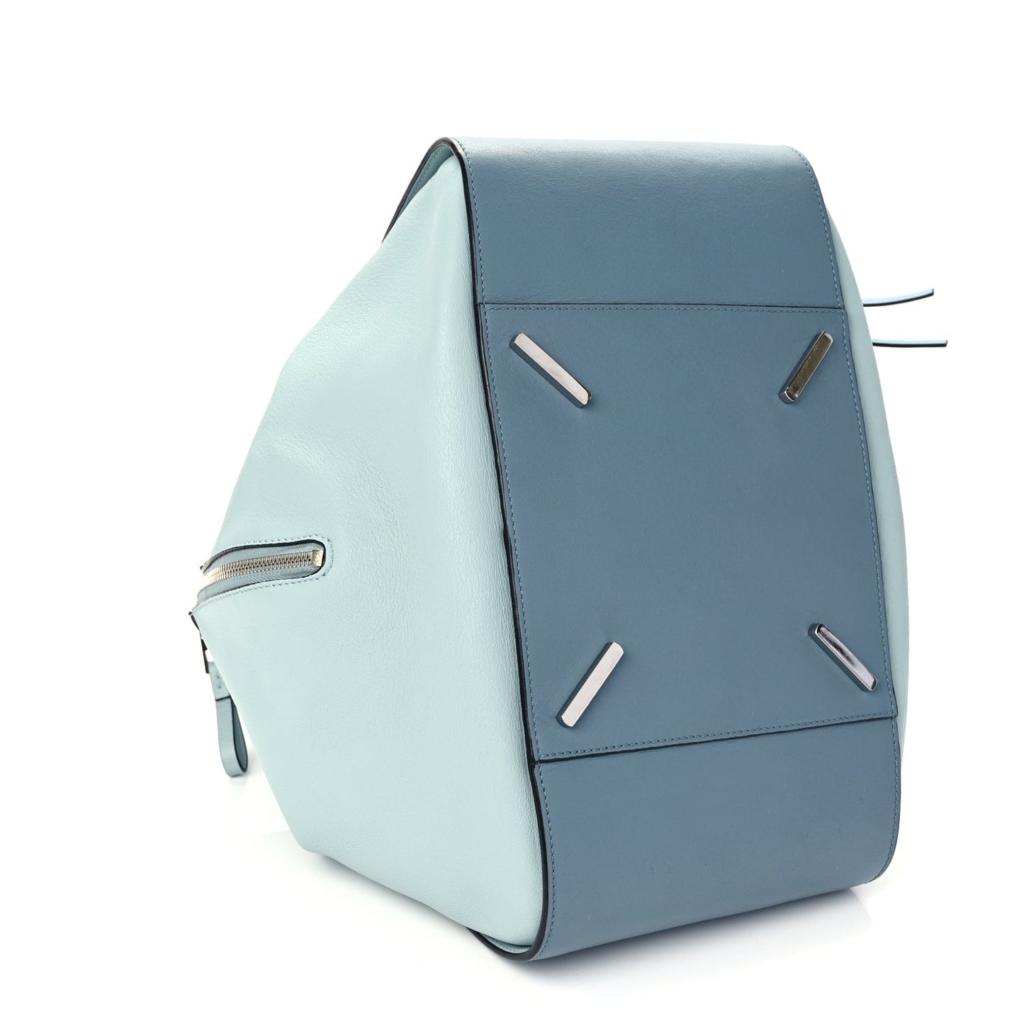Loewe Calfskin Large Hammock Shoulder Bag Aqua Light Blue Stone