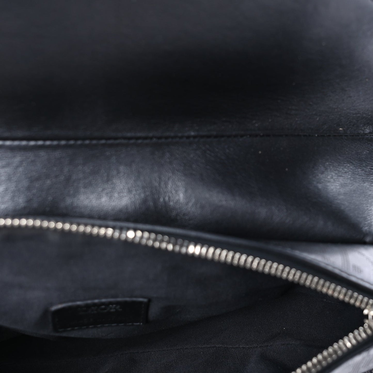 Christian Dior Calfskin Perforated Oblique Galaxy Mens Saddle Bag  Black