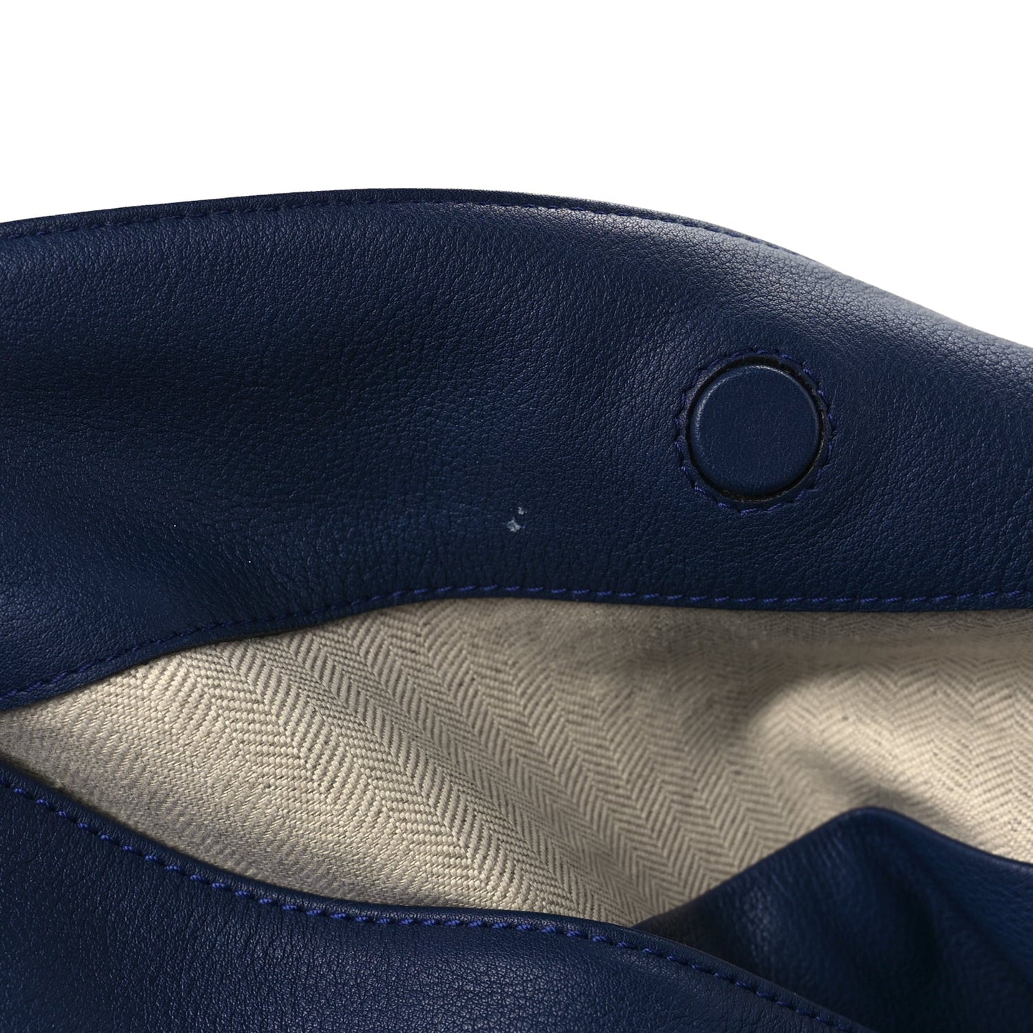 Loewe Calfskin Small Flamenco Knot Hobo Navy