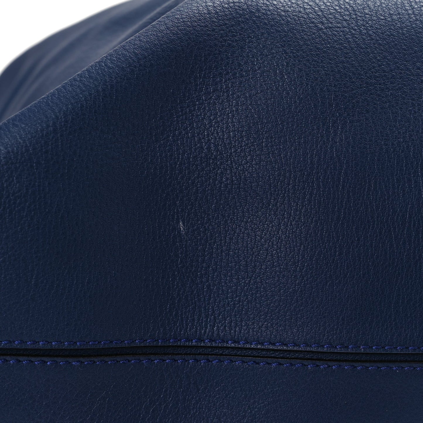 Loewe Calfskin Small Flamenco Knot Hobo Navy