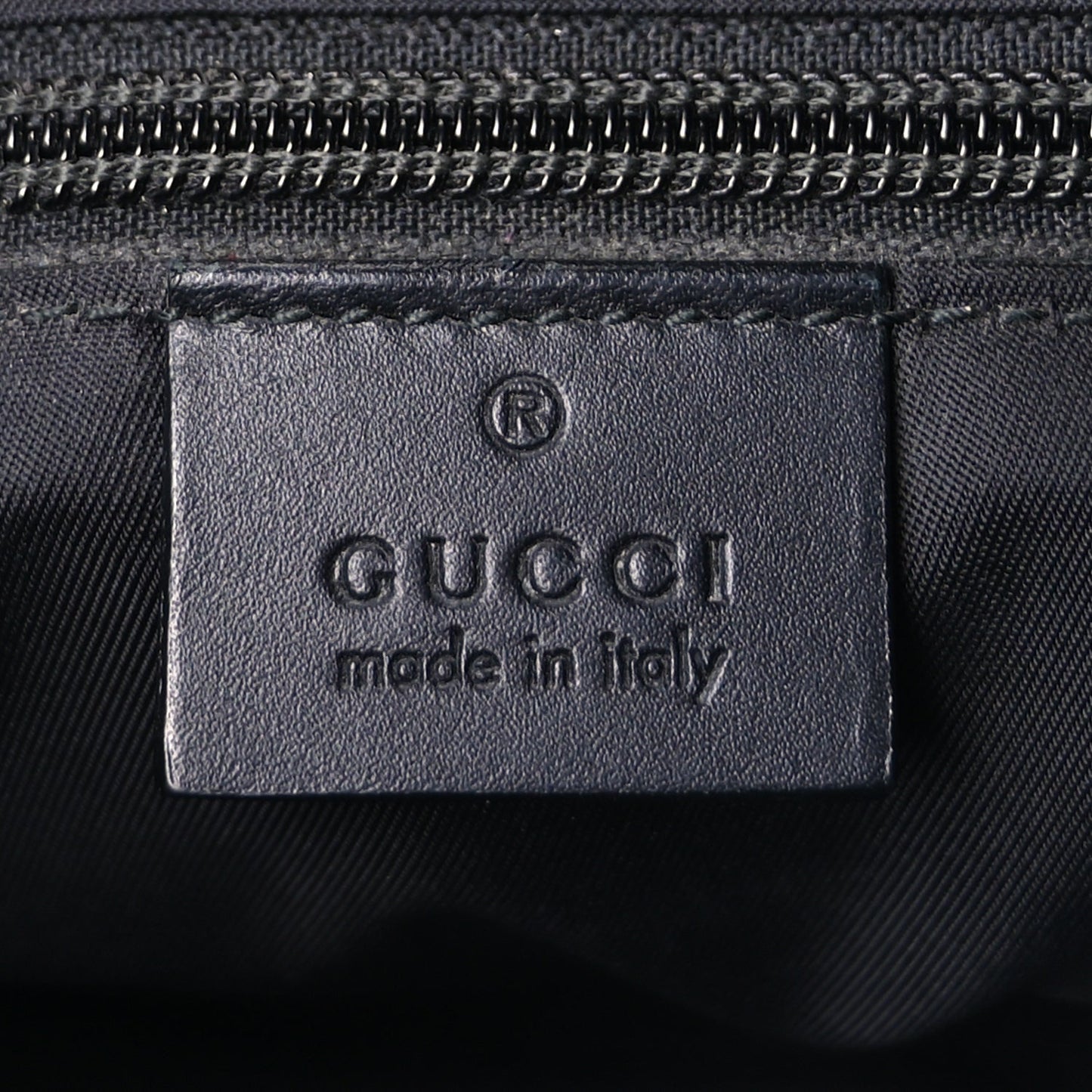 Gucci GG Supreme Monogram Web Messenger Bag Black