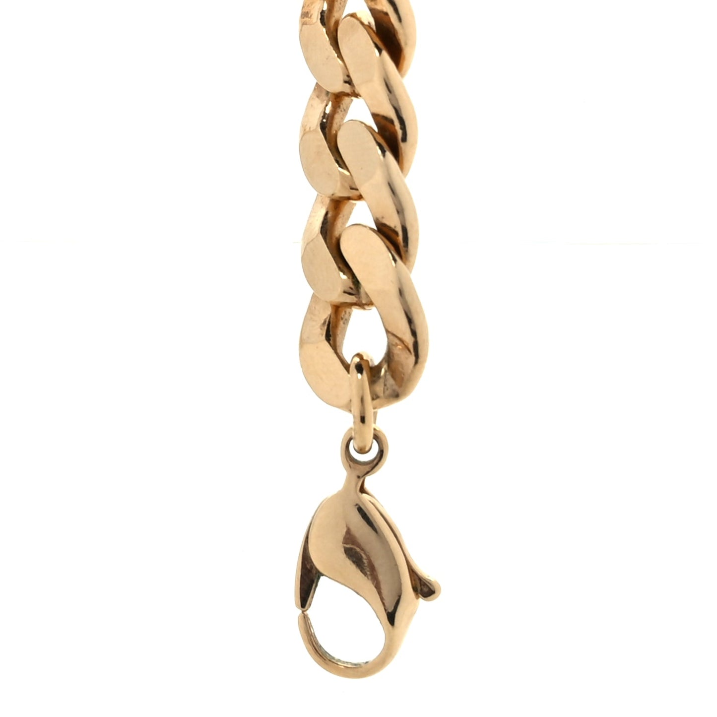 Christian Dior Metal Danseuse Etoile Chain Choker Necklace Gold