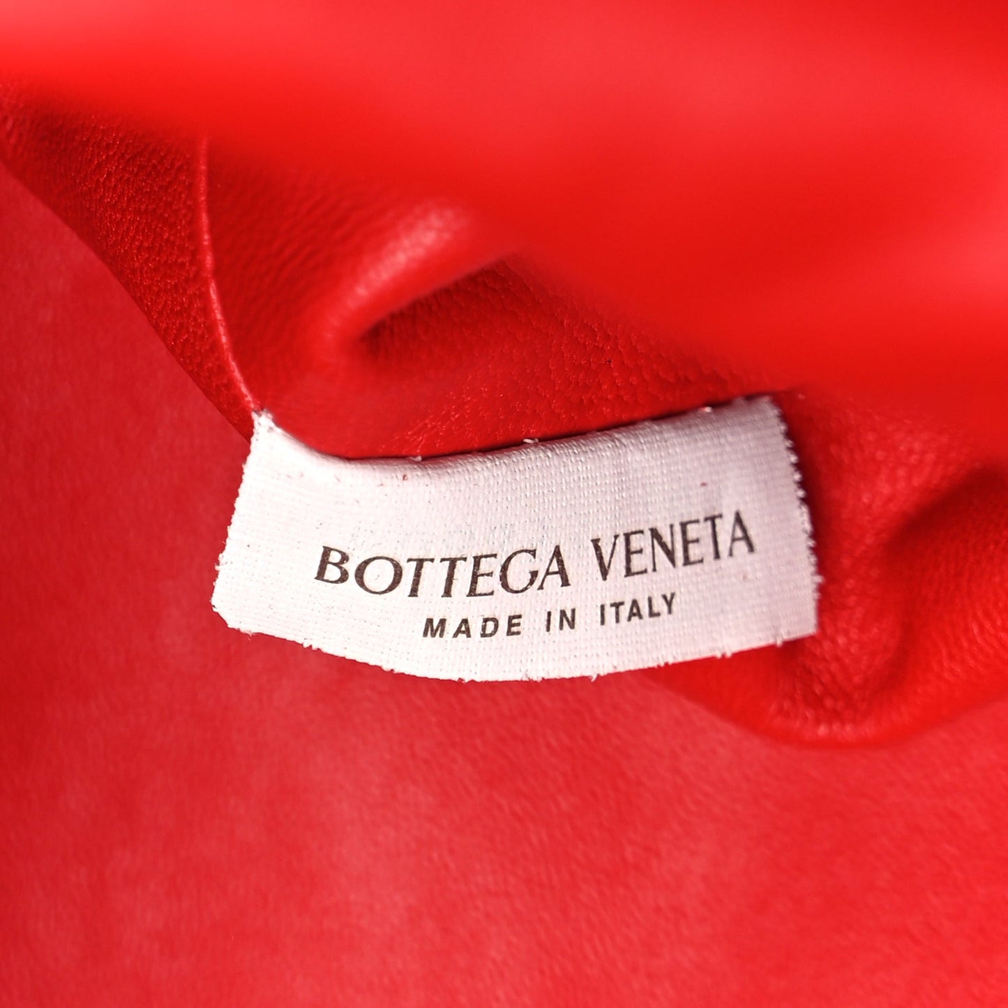 Bottega Veneta Nappa Maxi Intrecciato The Pouch Oversized Clutch Bright Red