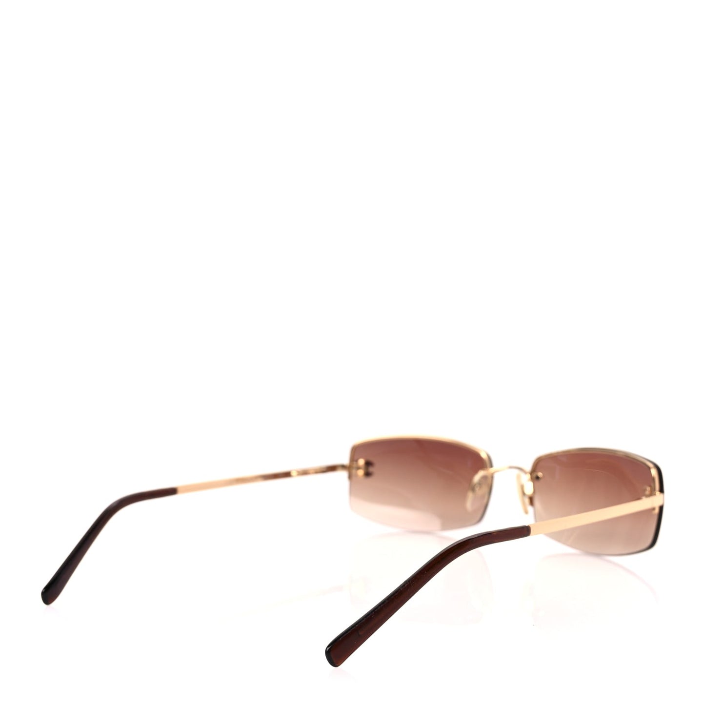 Chanel Crystal CC Logo Sunglasses 4093-B Gold