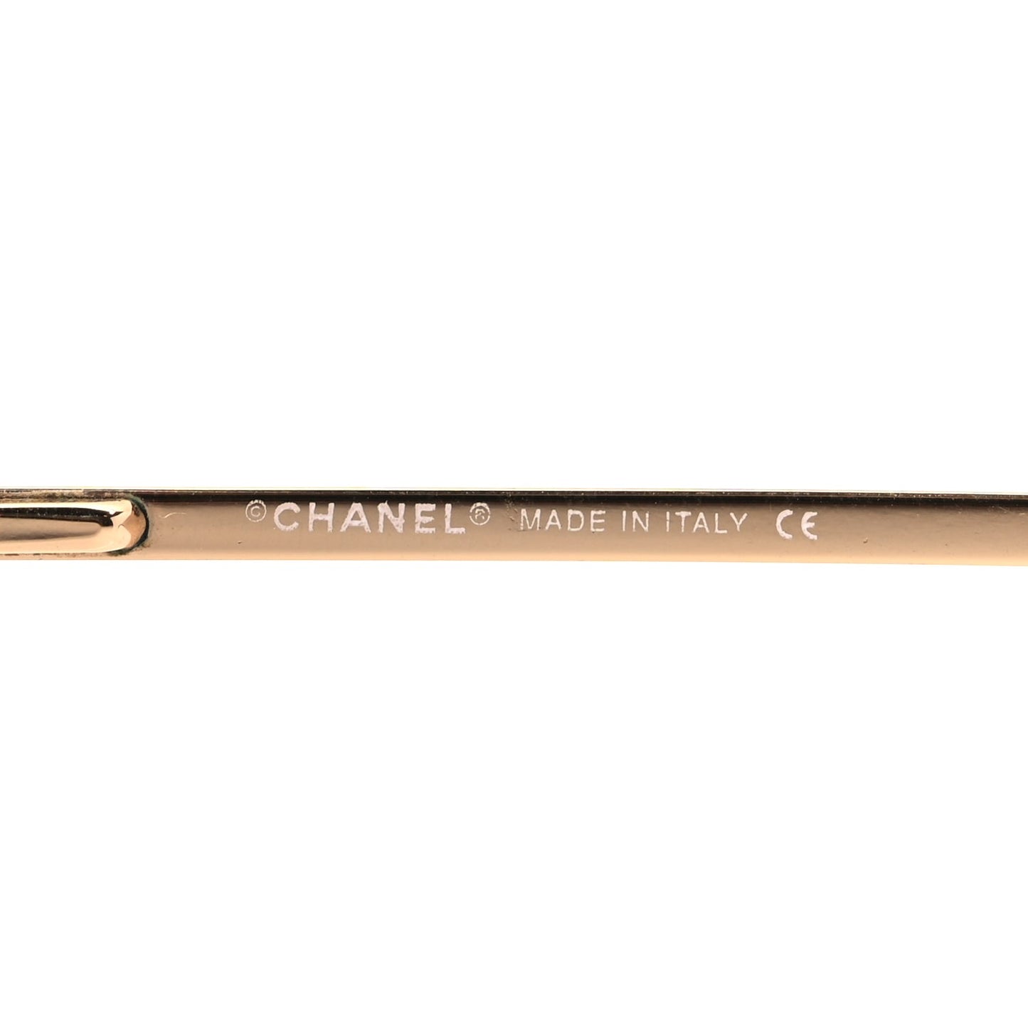 Chanel Crystal CC Logo Sunglasses 4093-B Gold