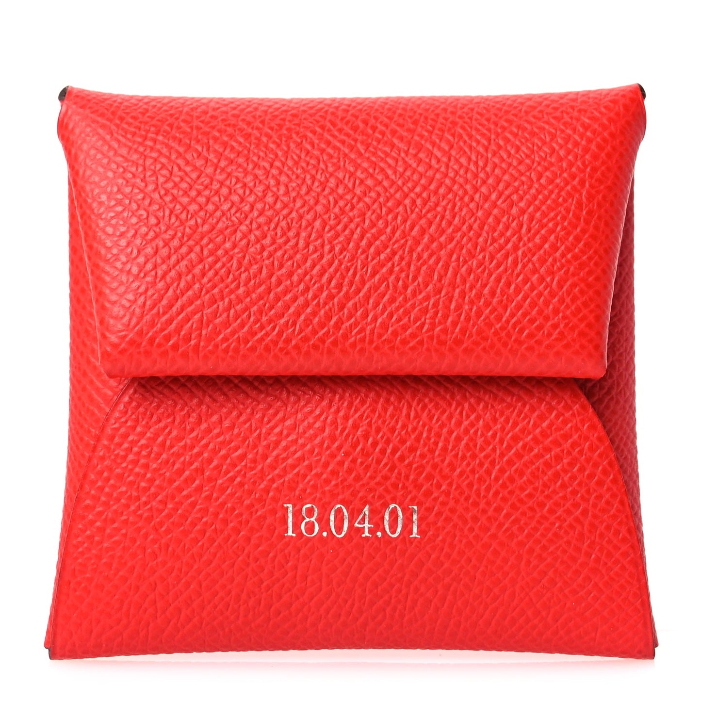Hermes Epsom Horseshoe Bastia Coin Purse Rouge Casaque Etoupe