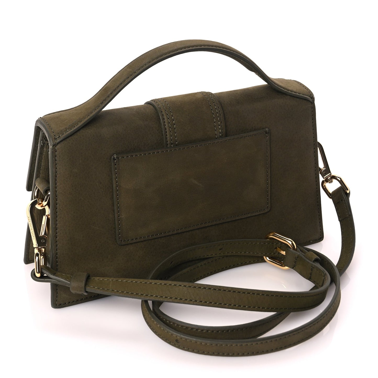 Jacquemus Nubuck Le Grande Bambino Dark Khaki