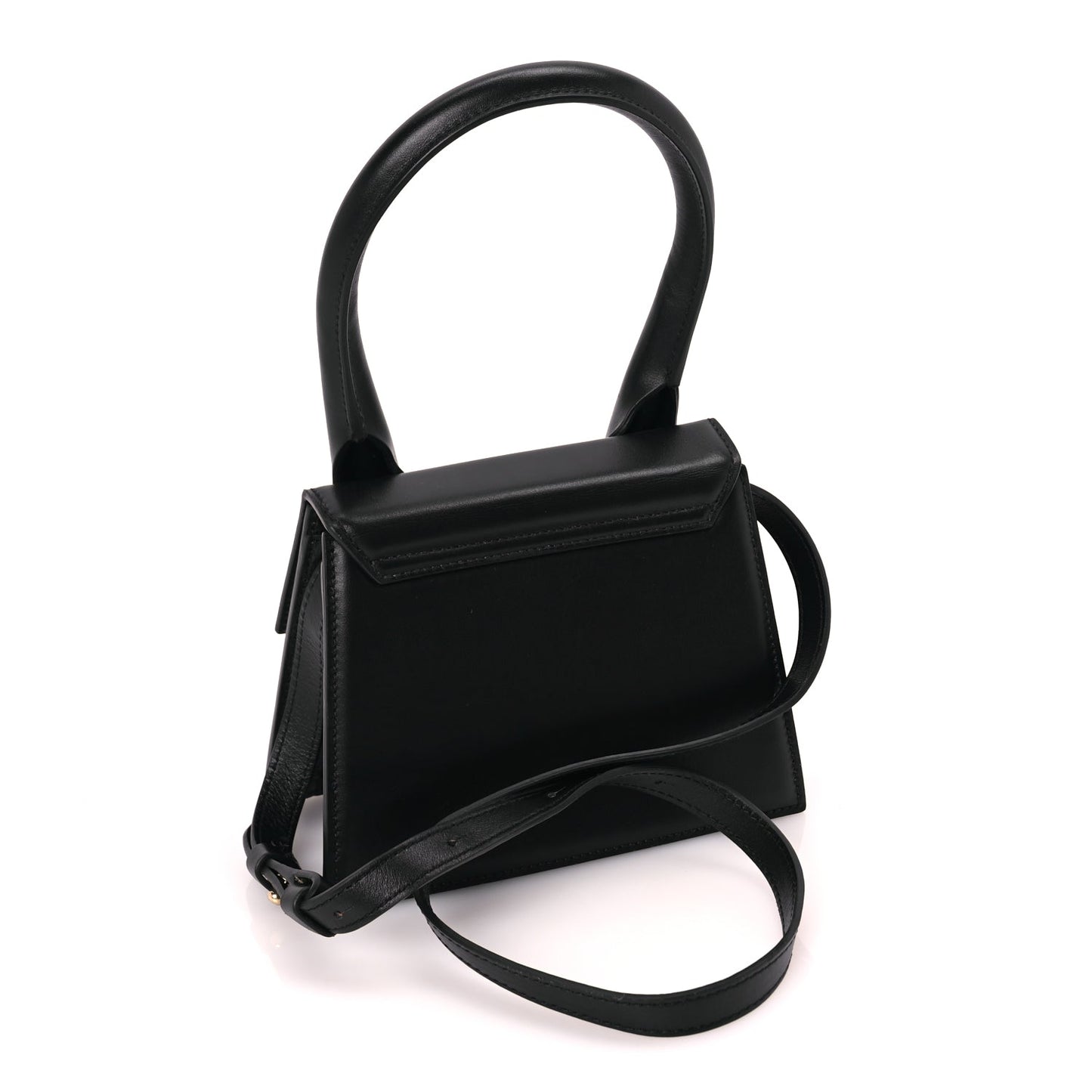 Jacquemus Smooth Calfskin Le Chiquito Moyen Black