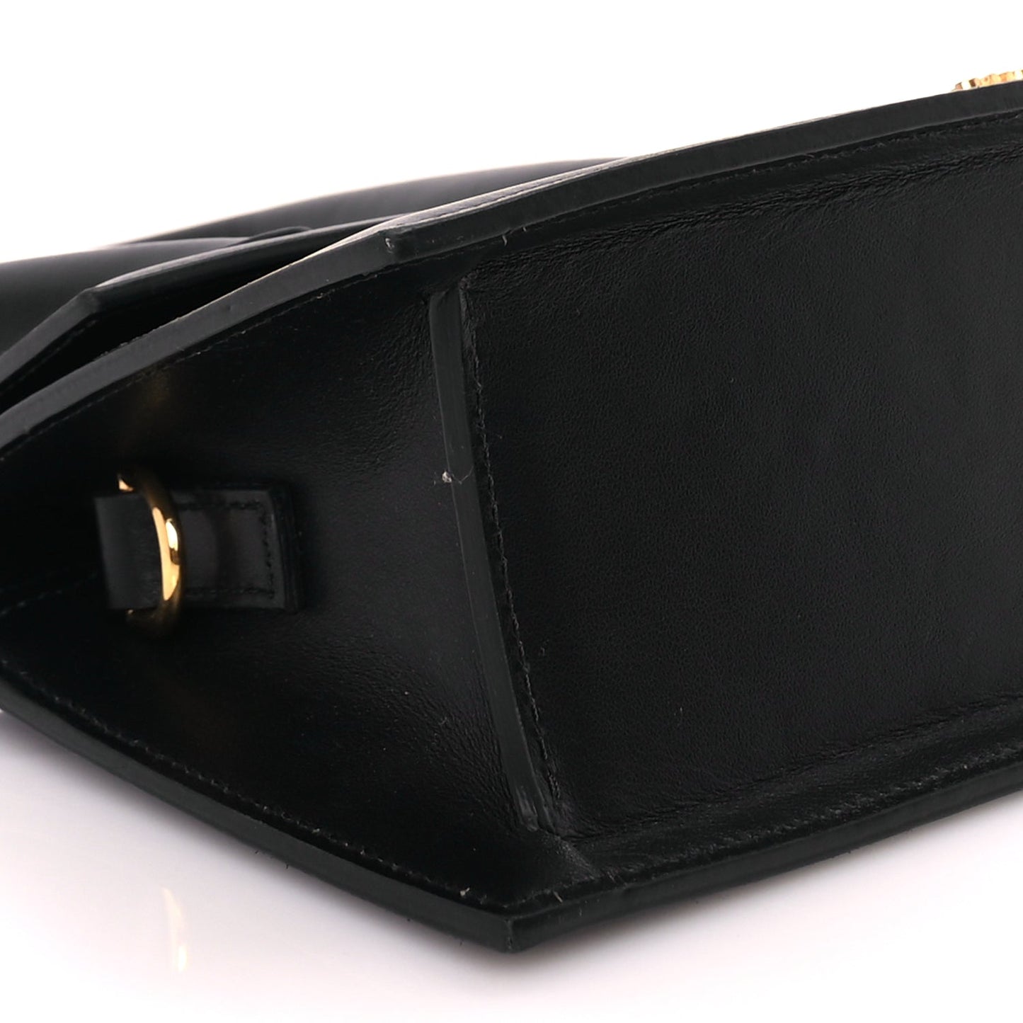Jacquemus Smooth Calfskin Le Chiquito Moyen Black