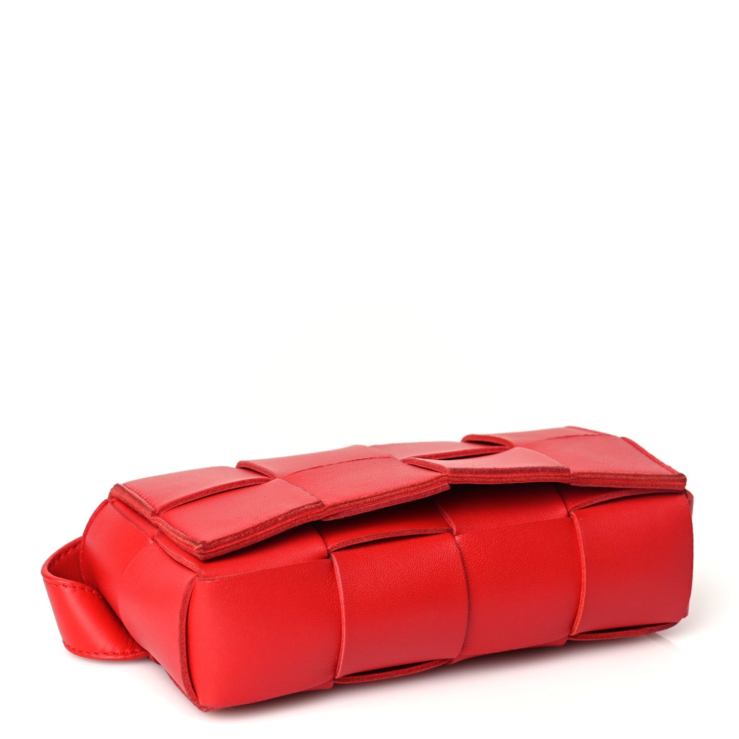 Bottega Veneta Nappa Maxi Intreccio The Belt Cassette Bag Chilli