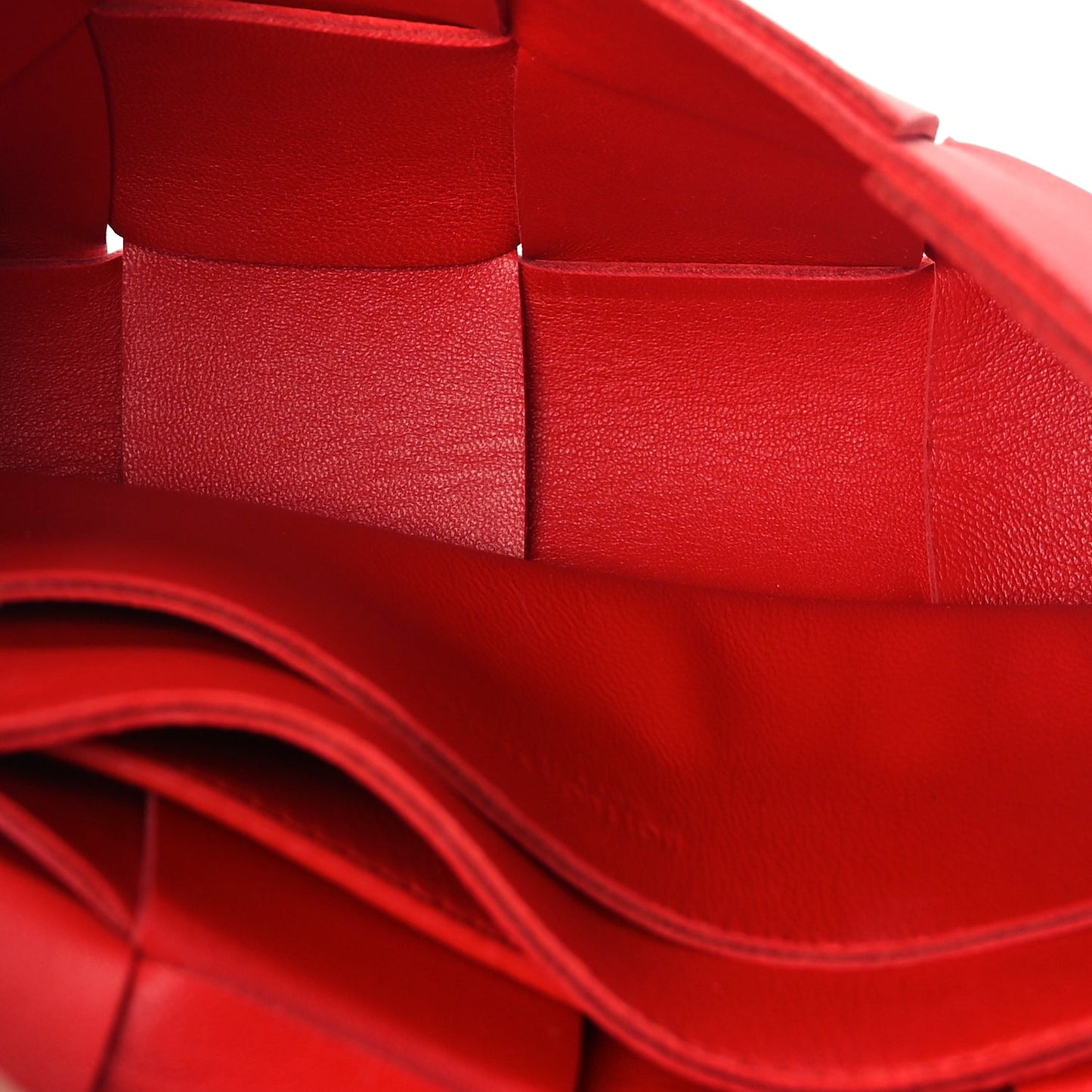 Bottega Veneta Nappa Maxi Intreccio The Belt Cassette Bag Chilli