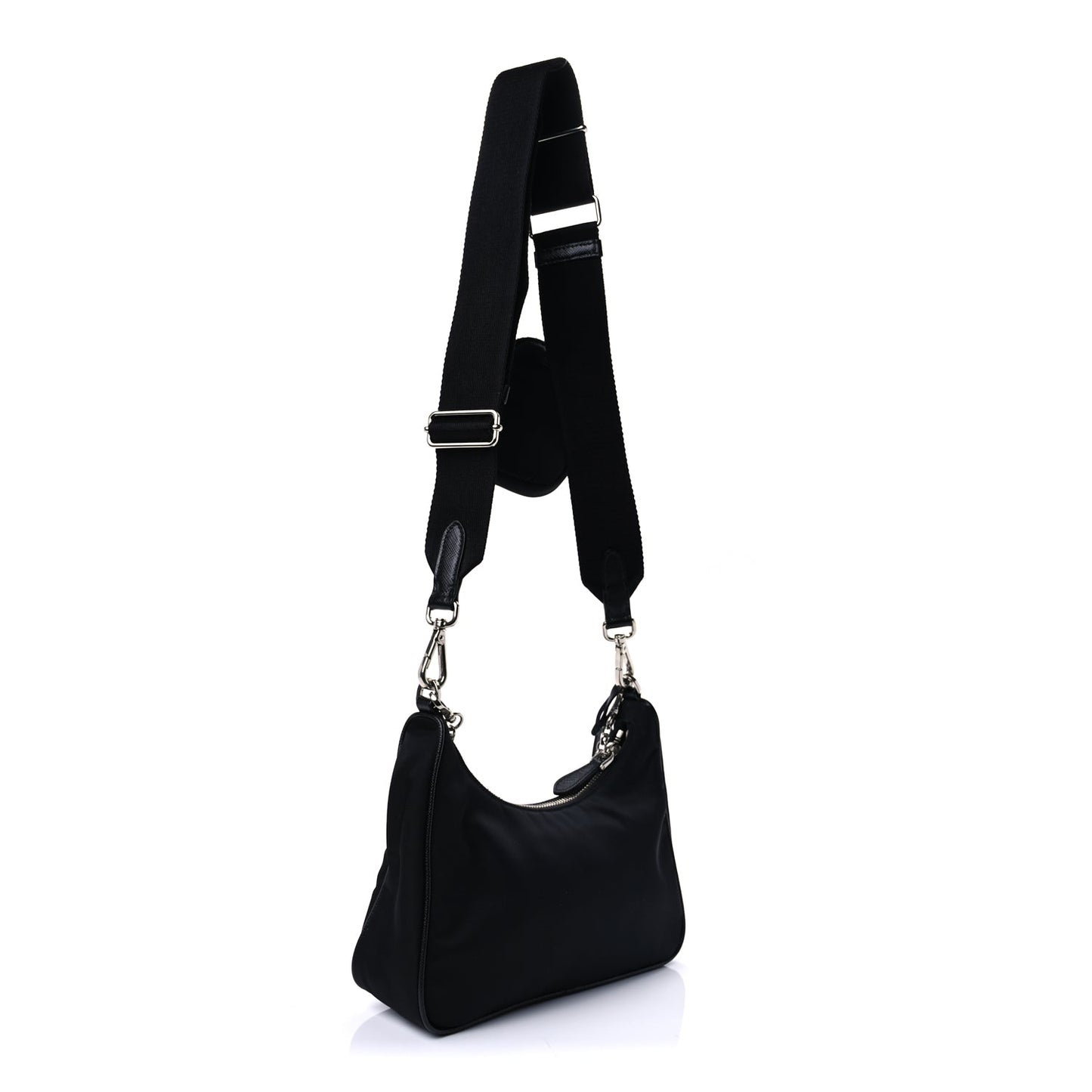 Prada Nylon Re-Edition 2005 Shoulder Bag Black