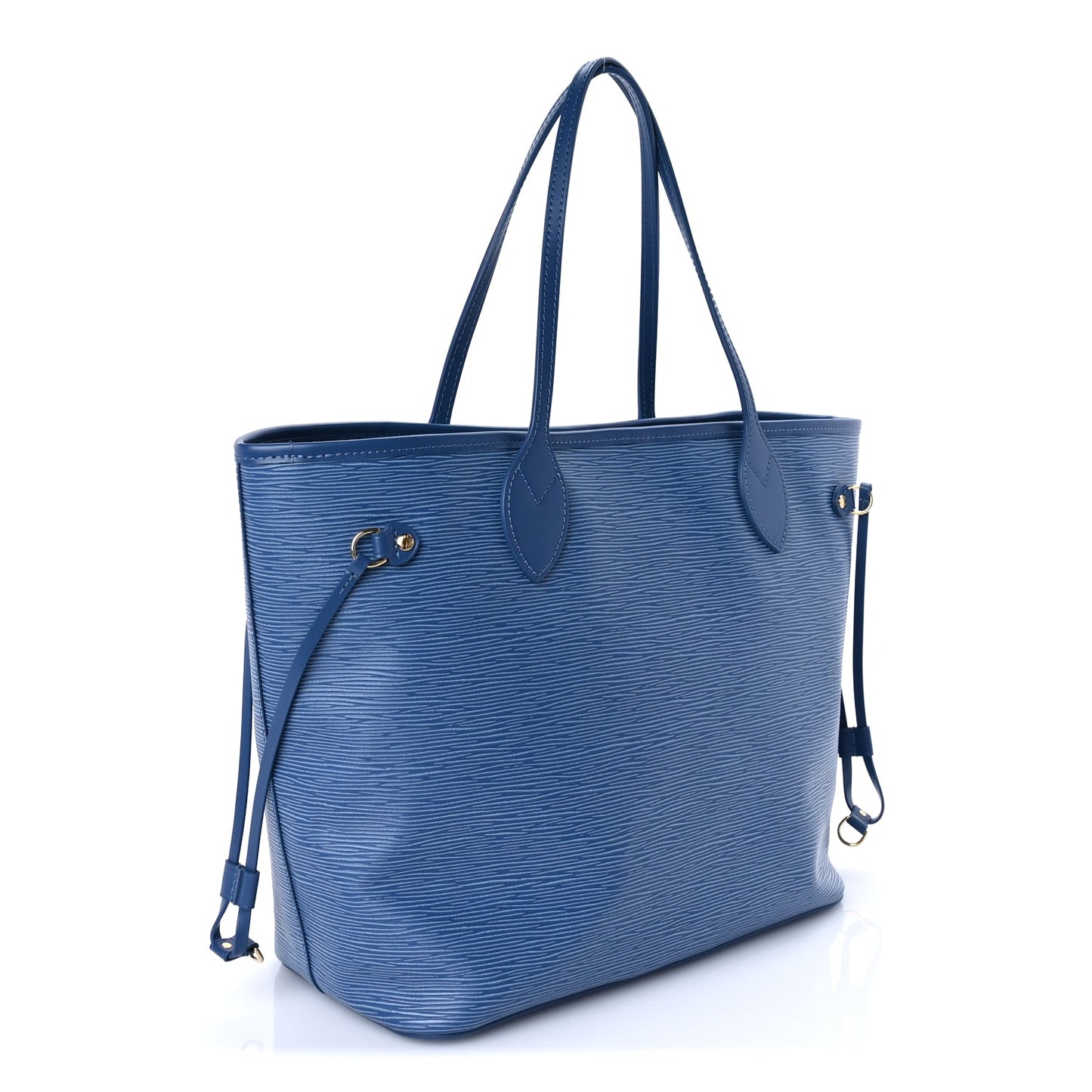 Louis Vuitton Epi Neverfull MM Denim Blue