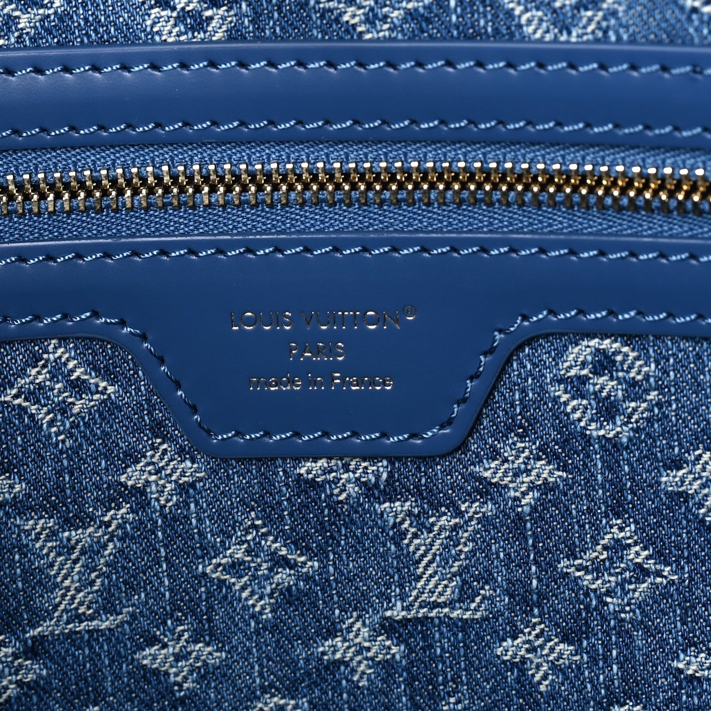 Louis Vuitton Epi Neverfull MM Denim Blue