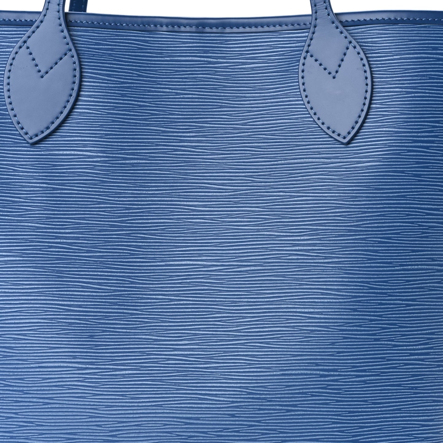 Louis Vuitton Epi Neverfull MM Denim Blue