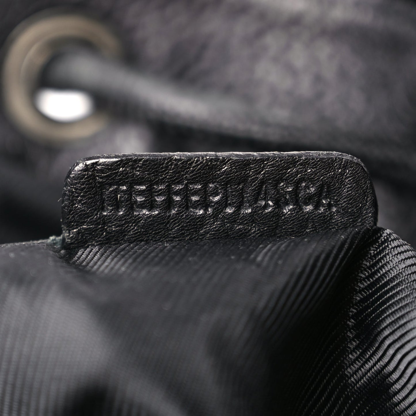 Burberry Calfskin Mason Warrior Studded Hobo Black