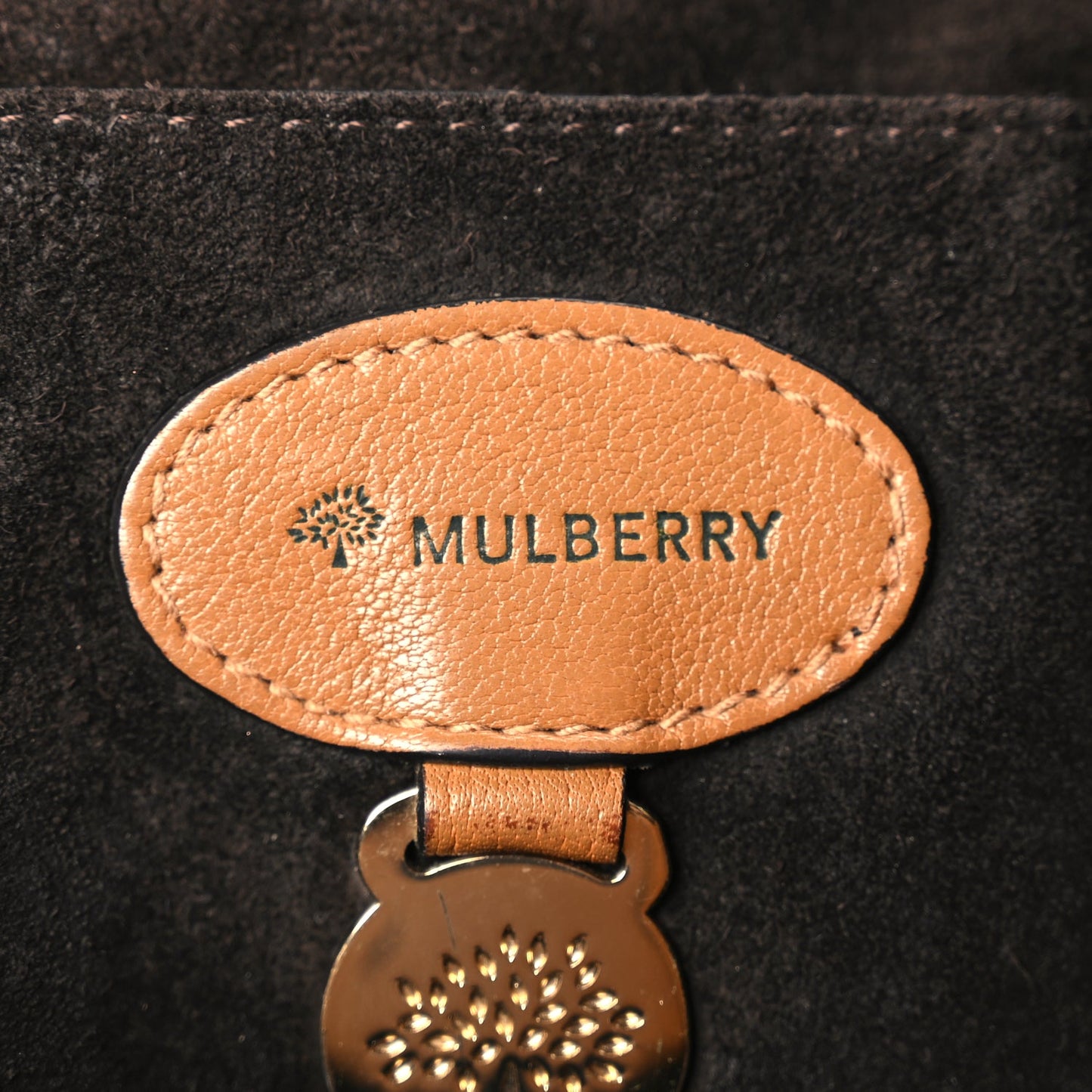 Mulberry Glossy Buffalo Bayswater Fudge