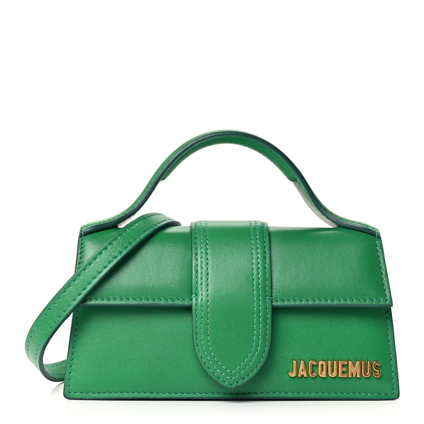 Jacquemus Smooth Calfskin Le Bambino Green