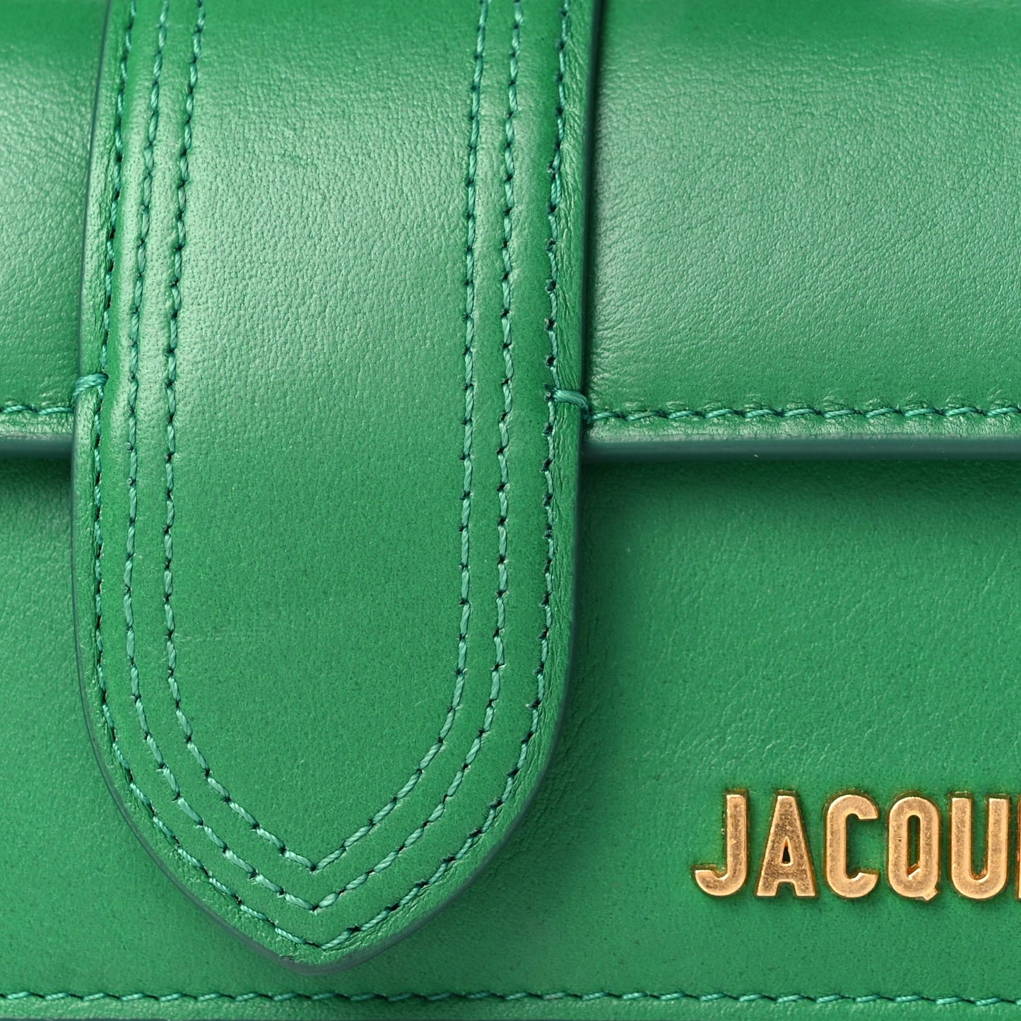 Jacquemus Smooth Calfskin Le Bambino Green