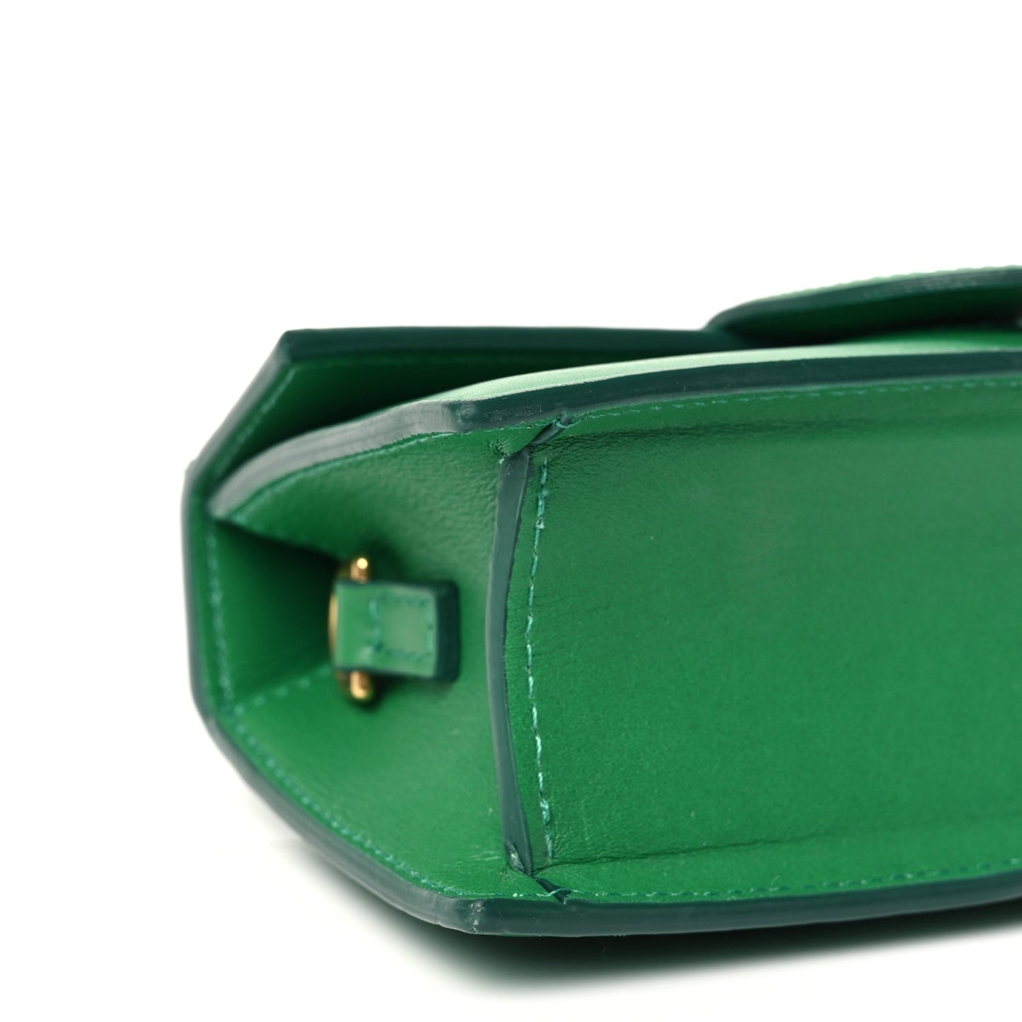 Jacquemus Smooth Calfskin Le Bambino Green