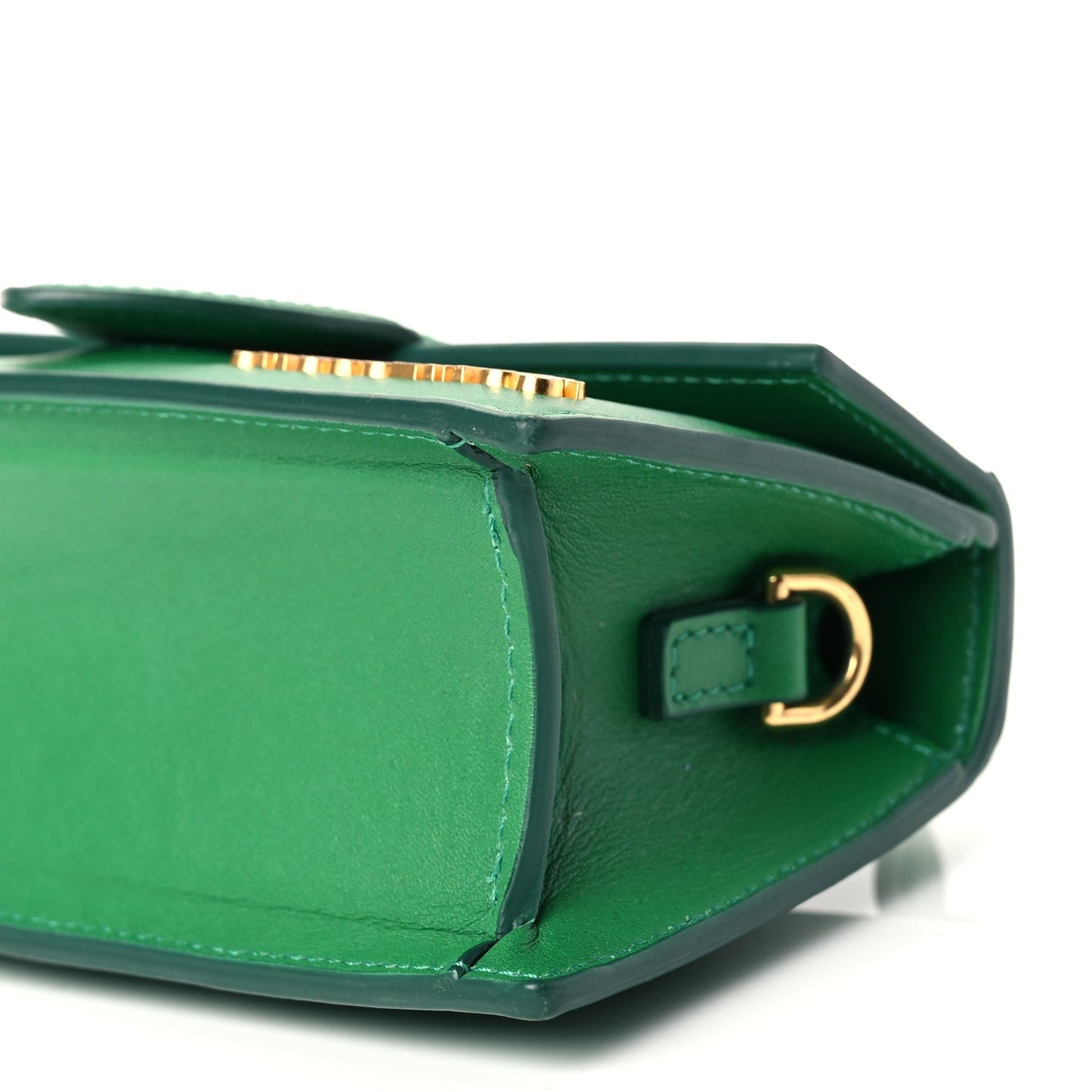 Jacquemus Smooth Calfskin Le Bambino Green