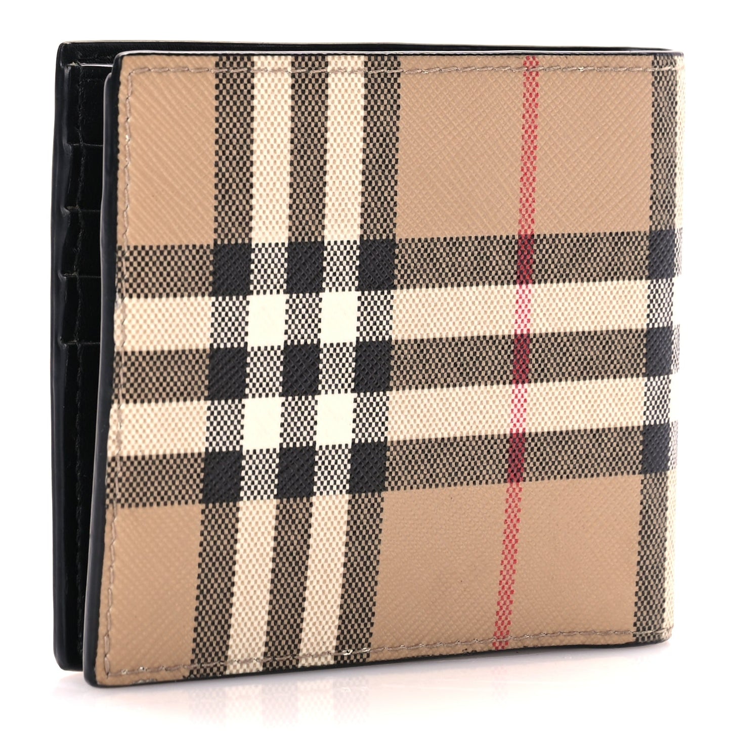 Burberry House Check Bifold Coin Wallet Archive Beige
