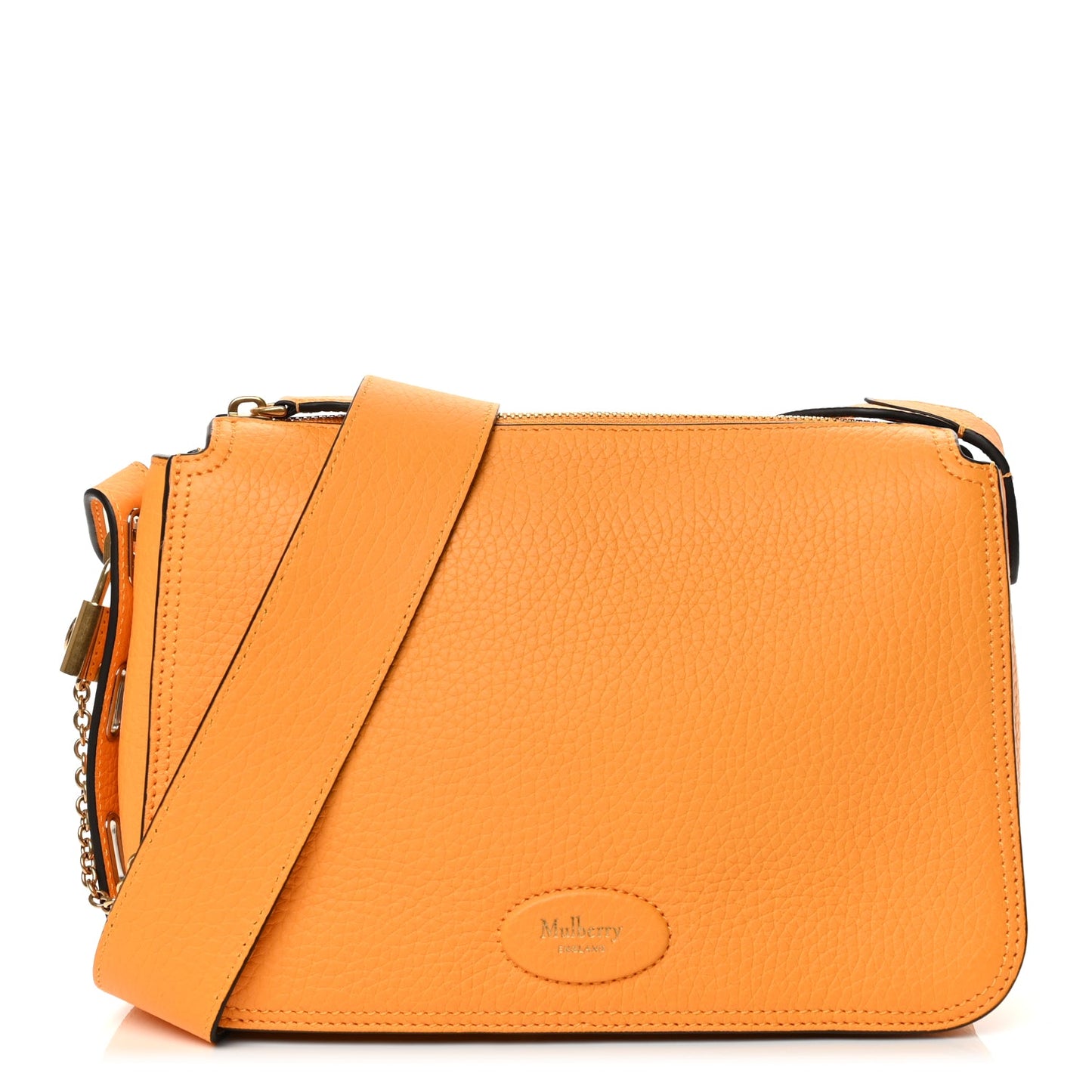 Mulberry Heavy Grain Billie Crossbody Bag Double Yellow