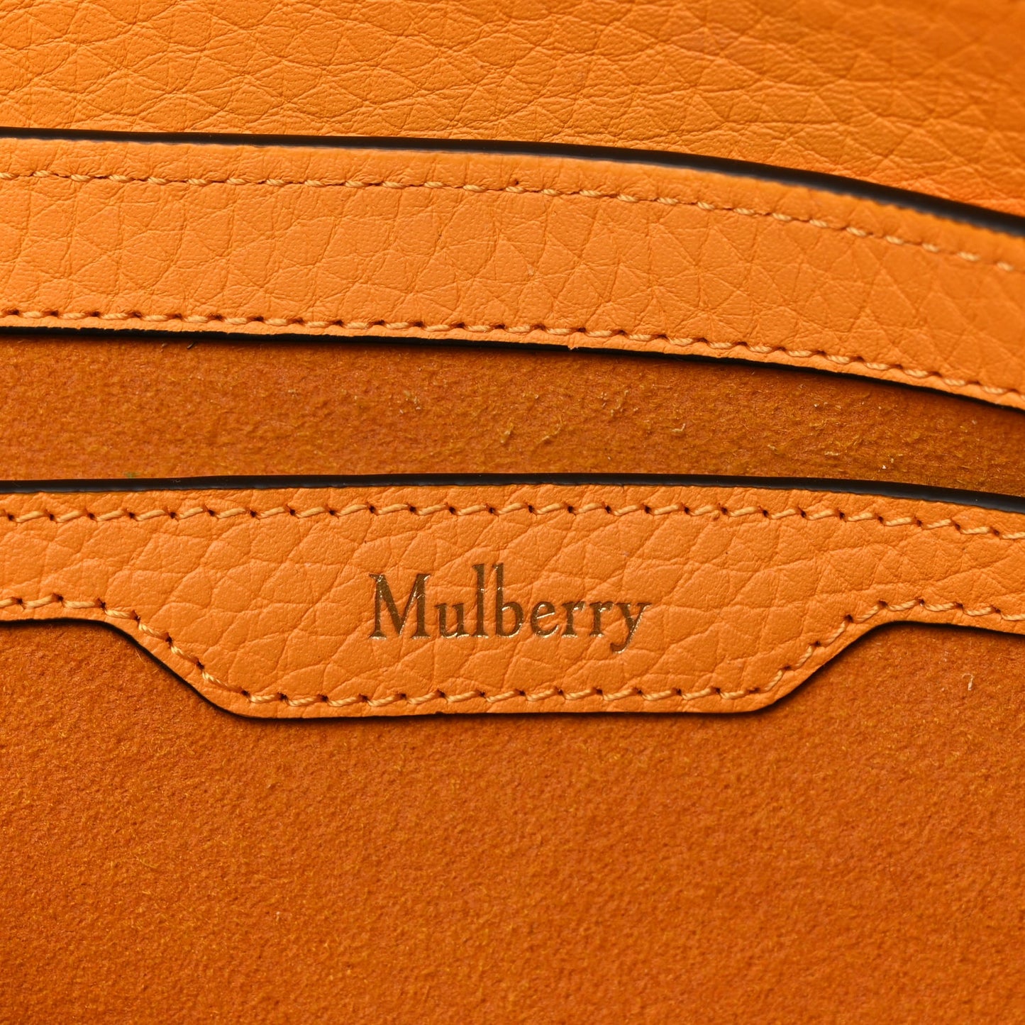 Mulberry Heavy Grain Billie Crossbody Bag Double Yellow