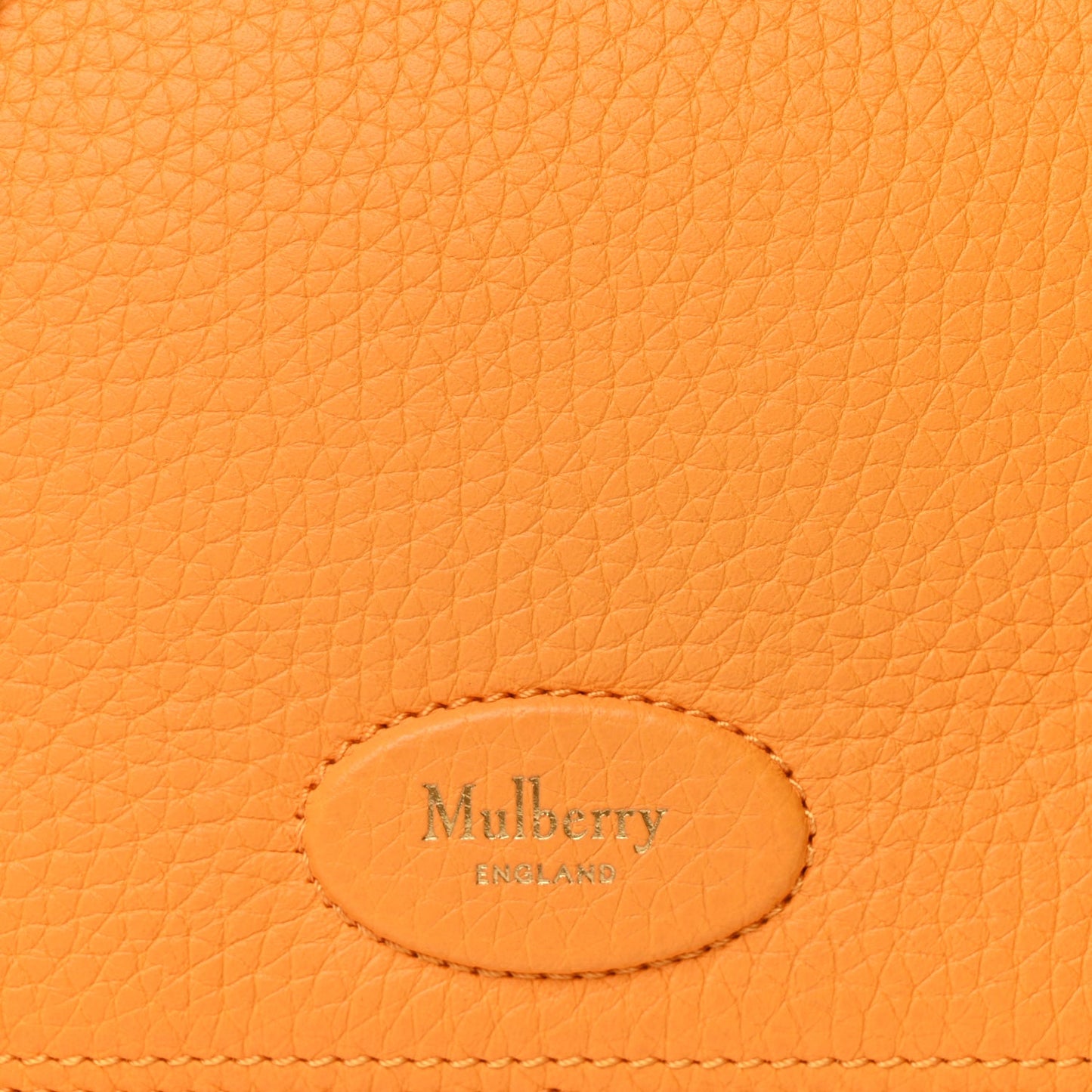 Mulberry Heavy Grain Billie Crossbody Bag Double Yellow