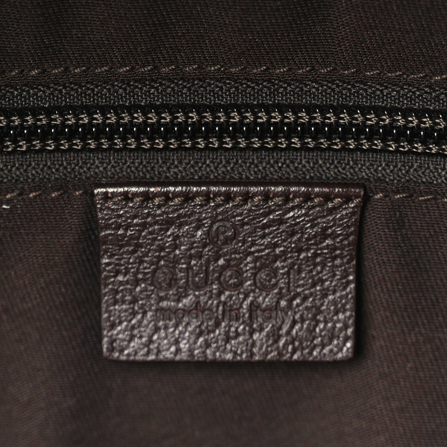 Gucci GG Monogram Web Medium Classic Backpack Brown