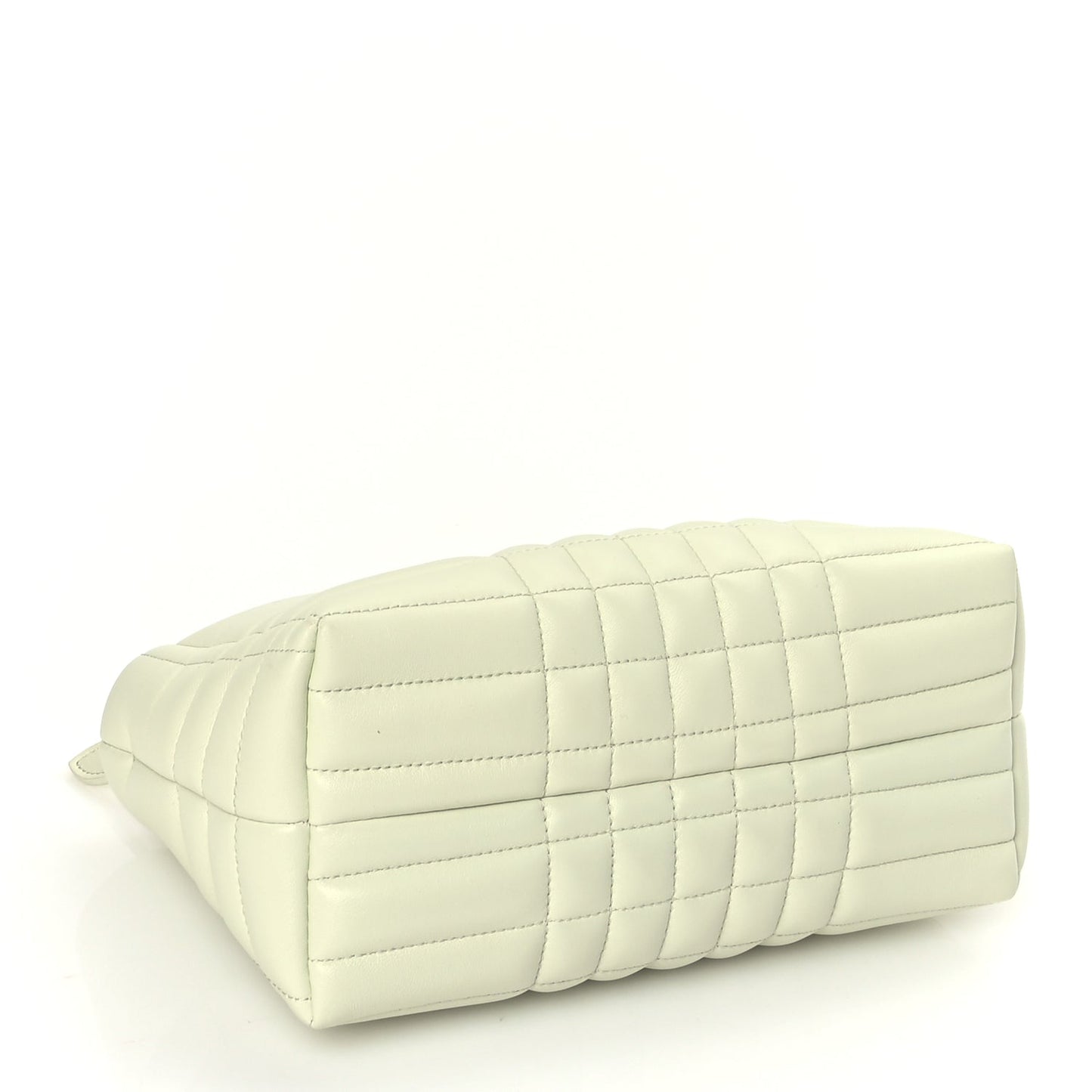 Burberry Lambskin Quilted Small Soft Lola Bag Pistachio