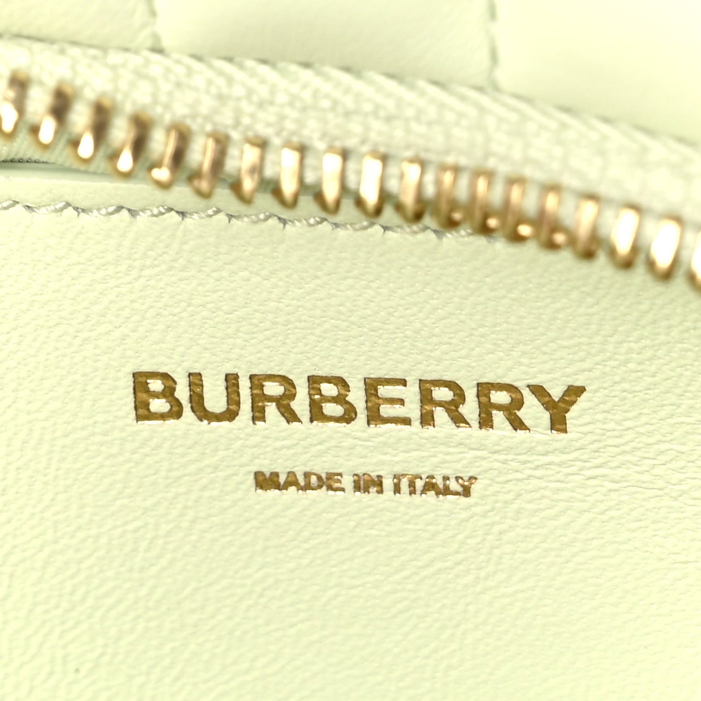 Burberry Lambskin Quilted Small Soft Lola Bag Pistachio