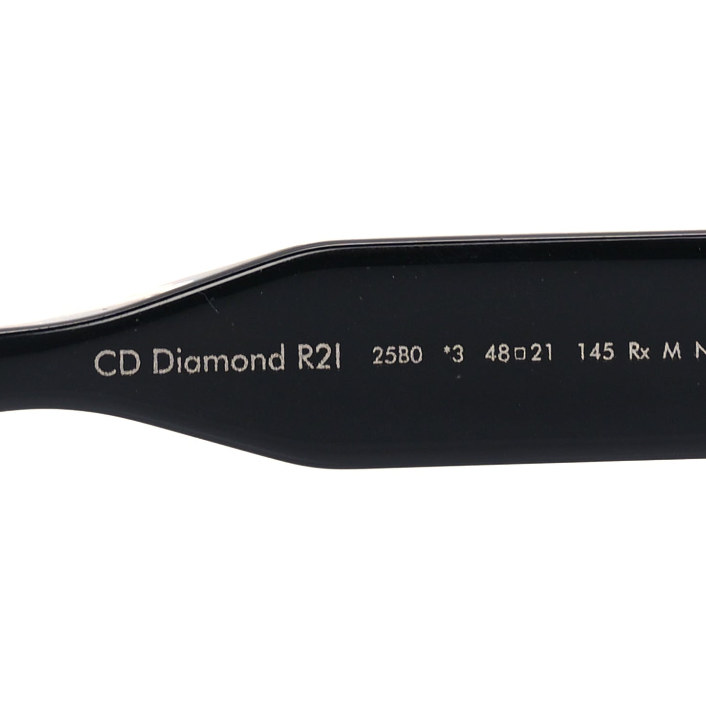 Christian Dior Acetate Rectangular CD Diamond R2I Sunglasses  Tortoise