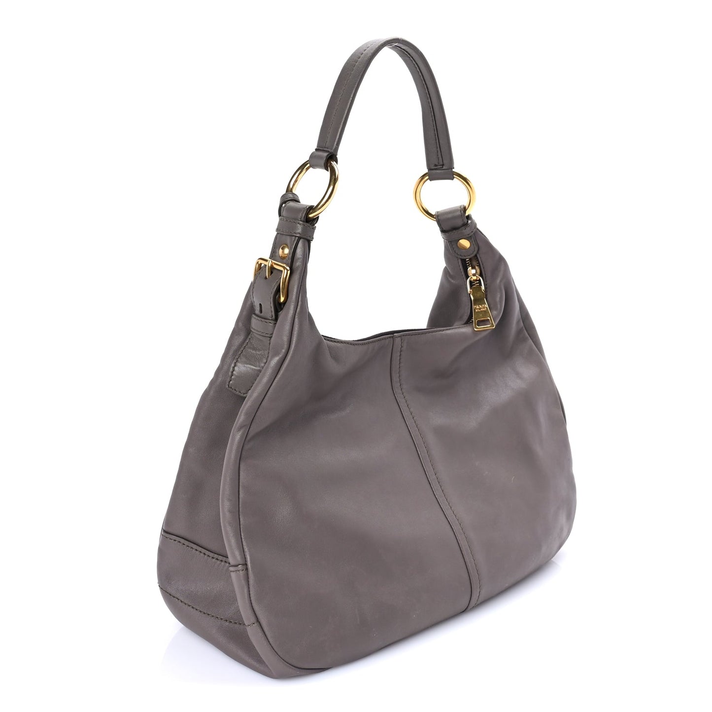 Prada Soft Calf Hobo Bambu Bambu