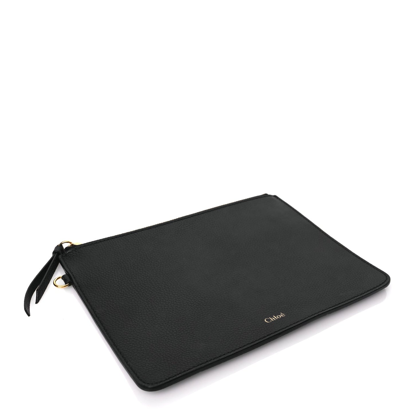 Chloe Smooth Grained Calfskin Aby Pouch Black