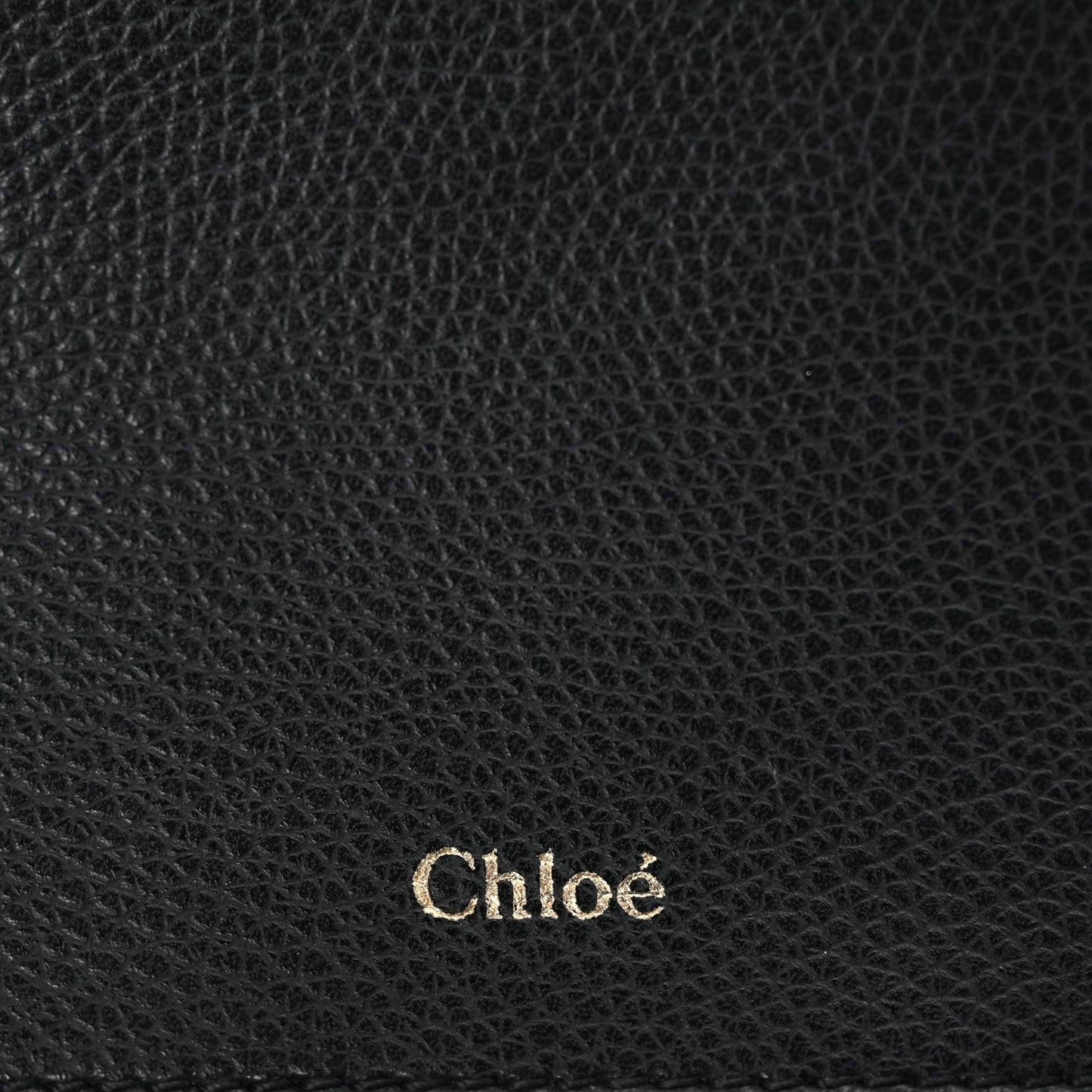 Chloe Smooth Grained Calfskin Aby Pouch Black